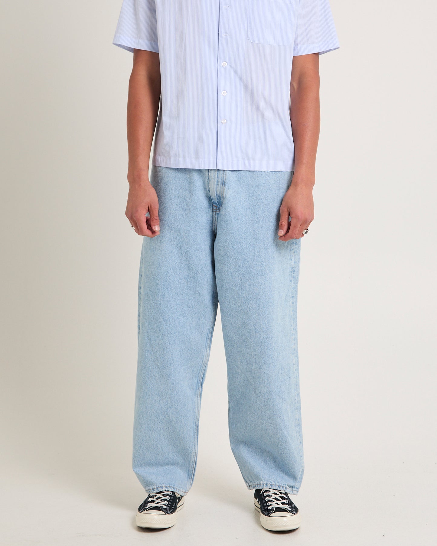 Omar Baggy Denim Jeans Stream Light Retro