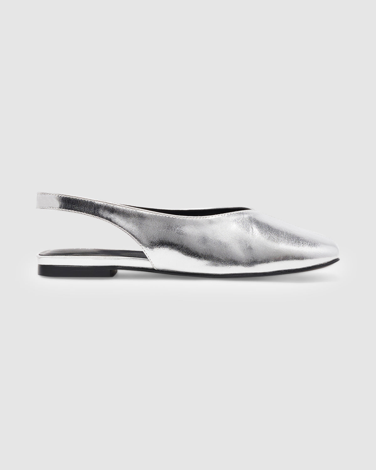 Graze Slingback Flats SILVER