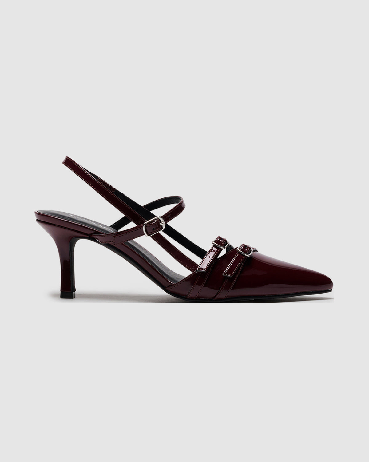 Jackpot Slingback Heels BORDEAUX