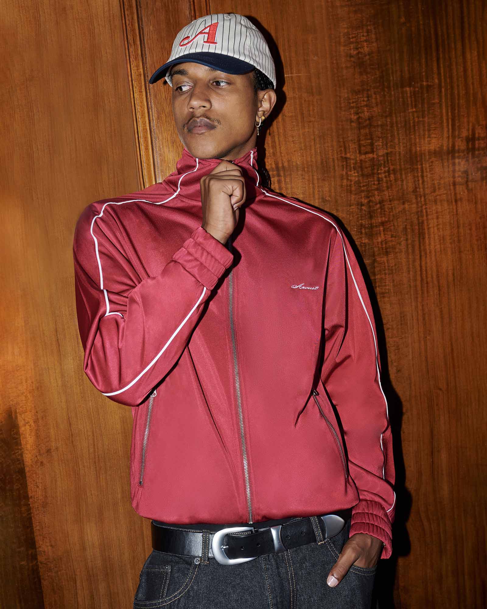 General Colace Script Script Tricot Track Jacket – General Pants Co.