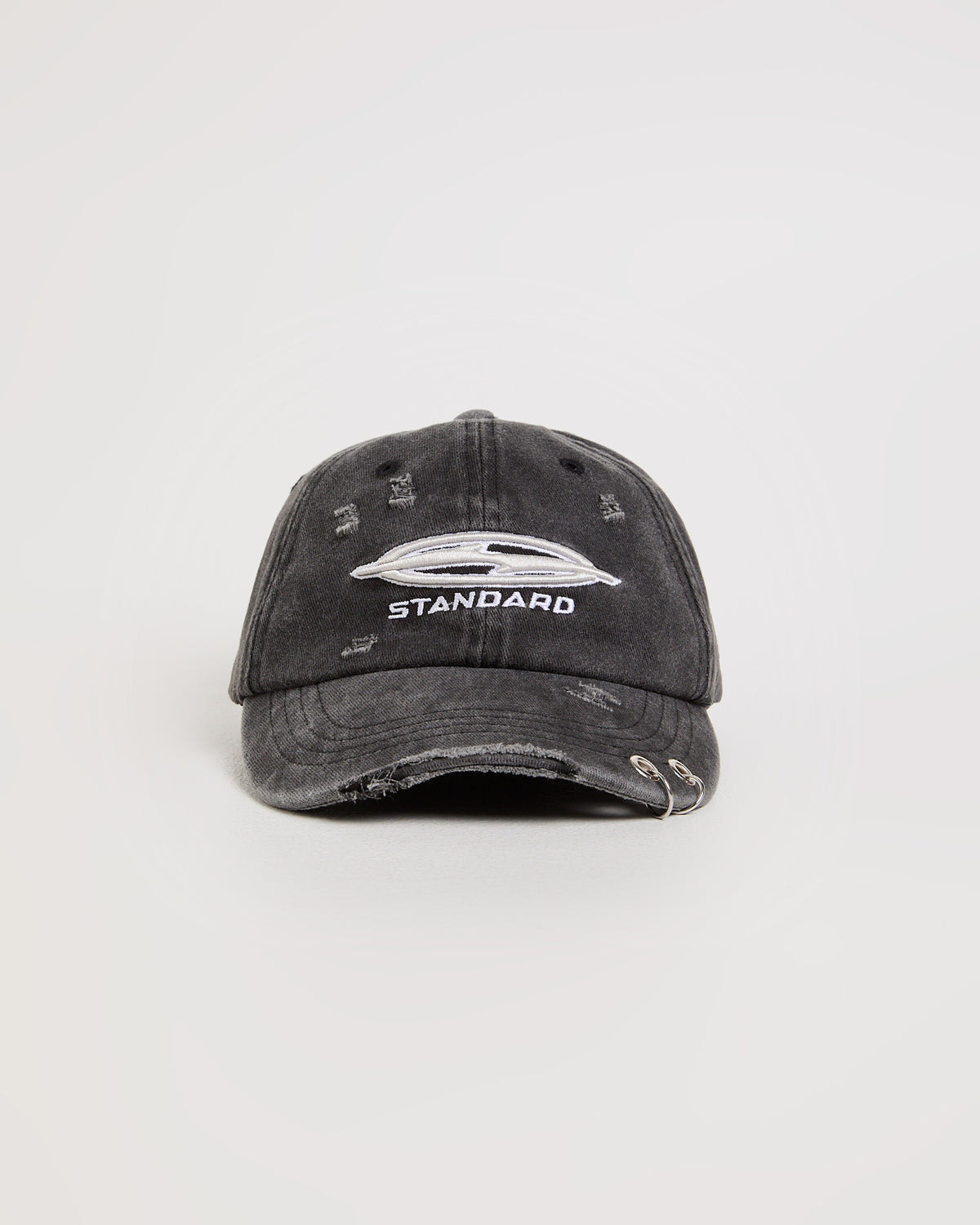 Voltron Distressed Cap BLACK