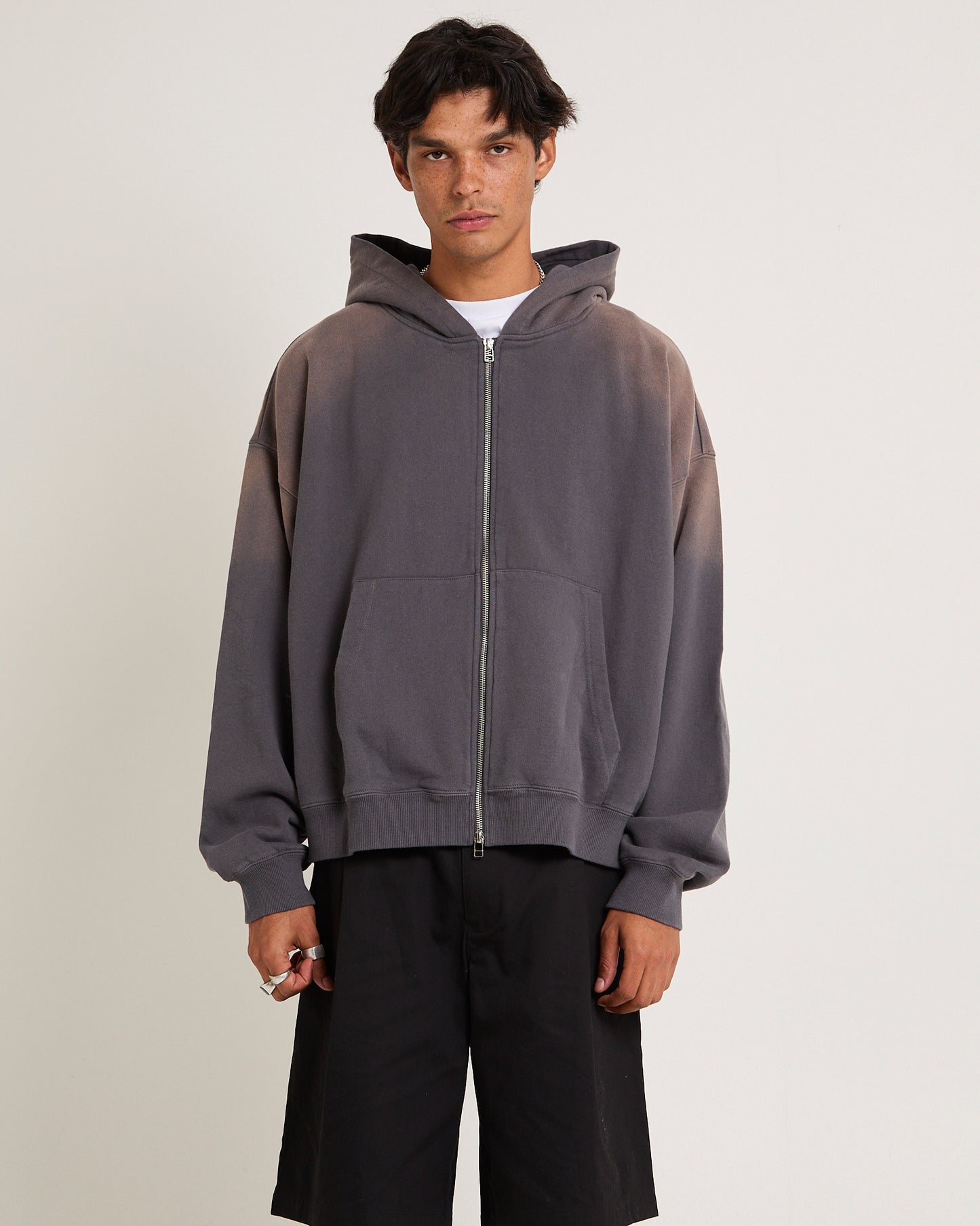 Spray Zip Hoodie