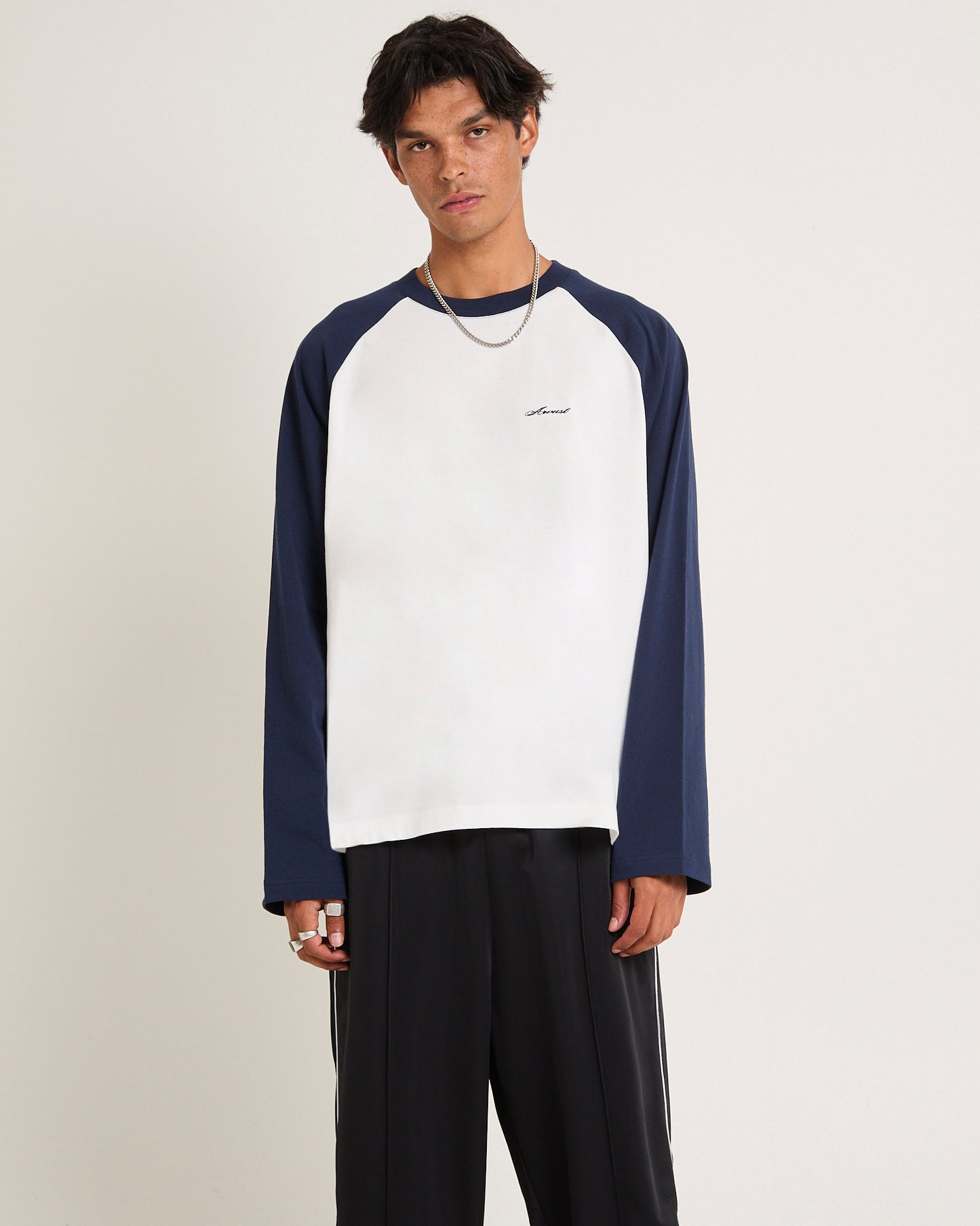 Script Long Sleeve Raglan T-Shirt