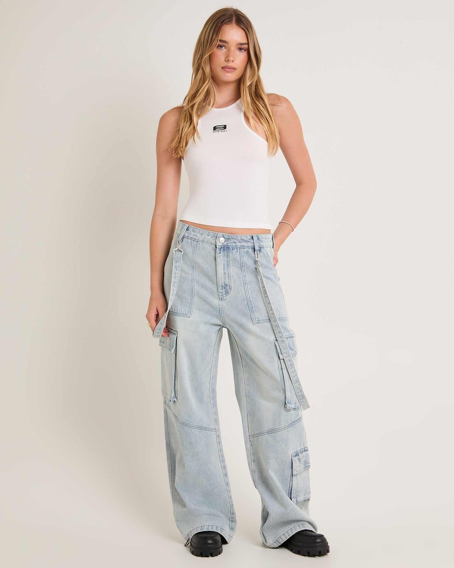 Remedy Denim Cargo Pants