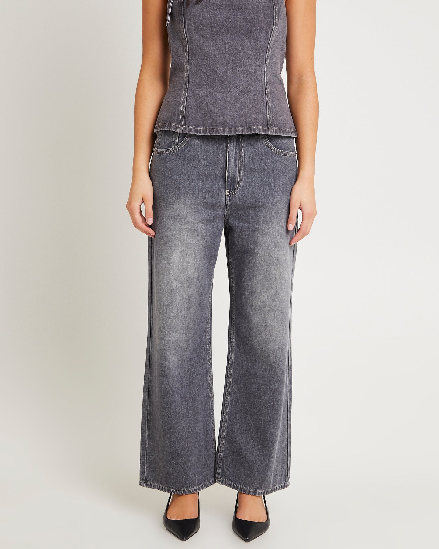 Rez Maxi Baggy Denim Jeans Petite