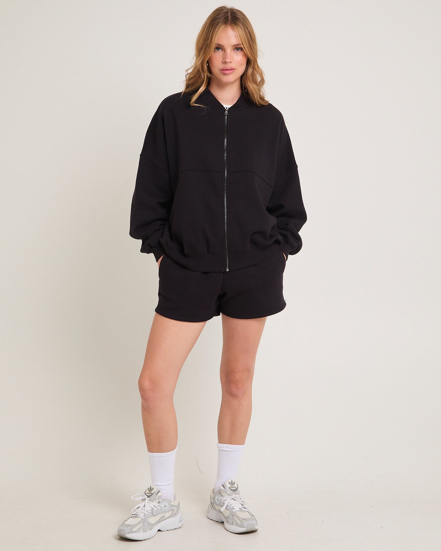 Subtitled Zip Bomber Jacket