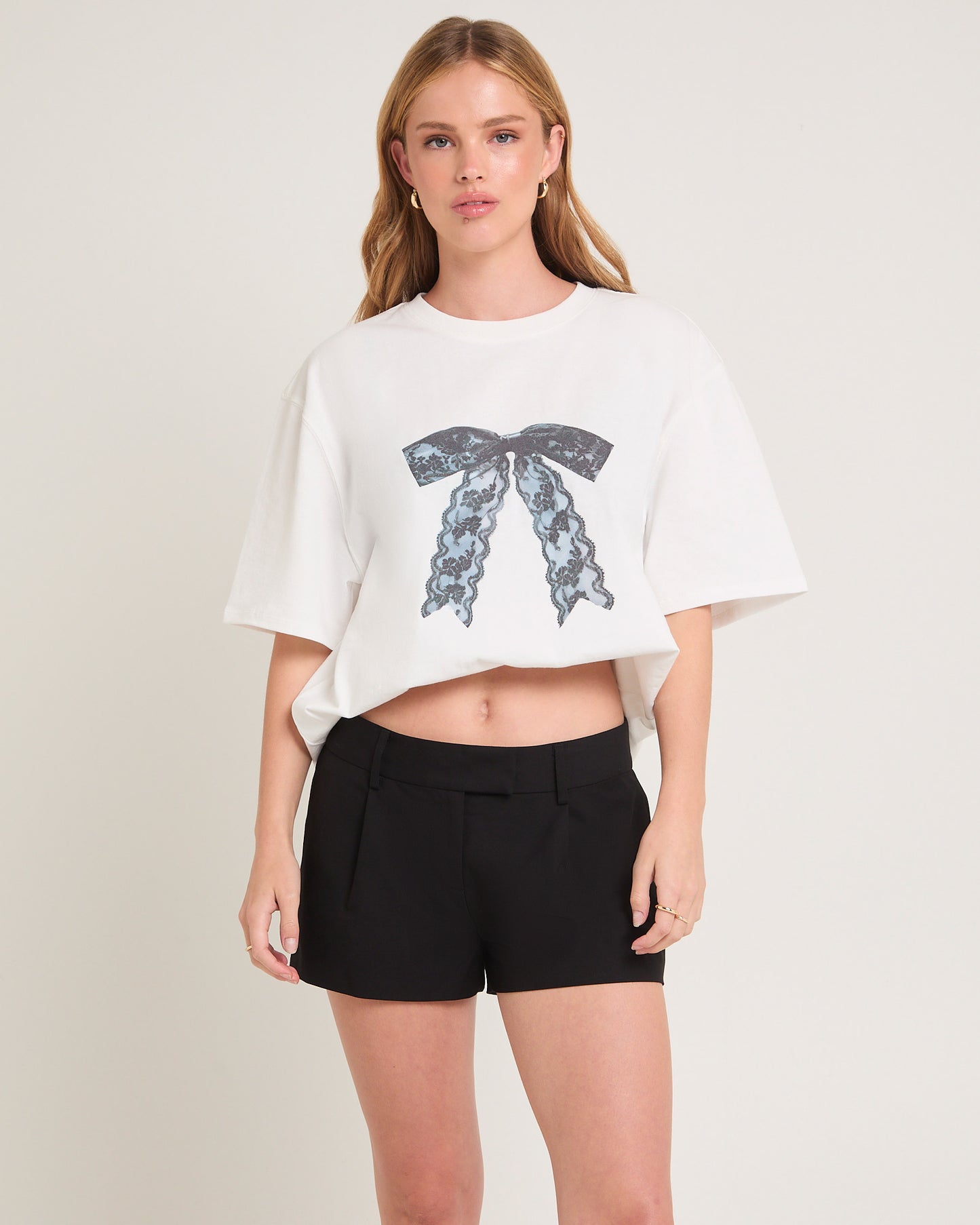 Bow-Tiful Oversized T-Shirt