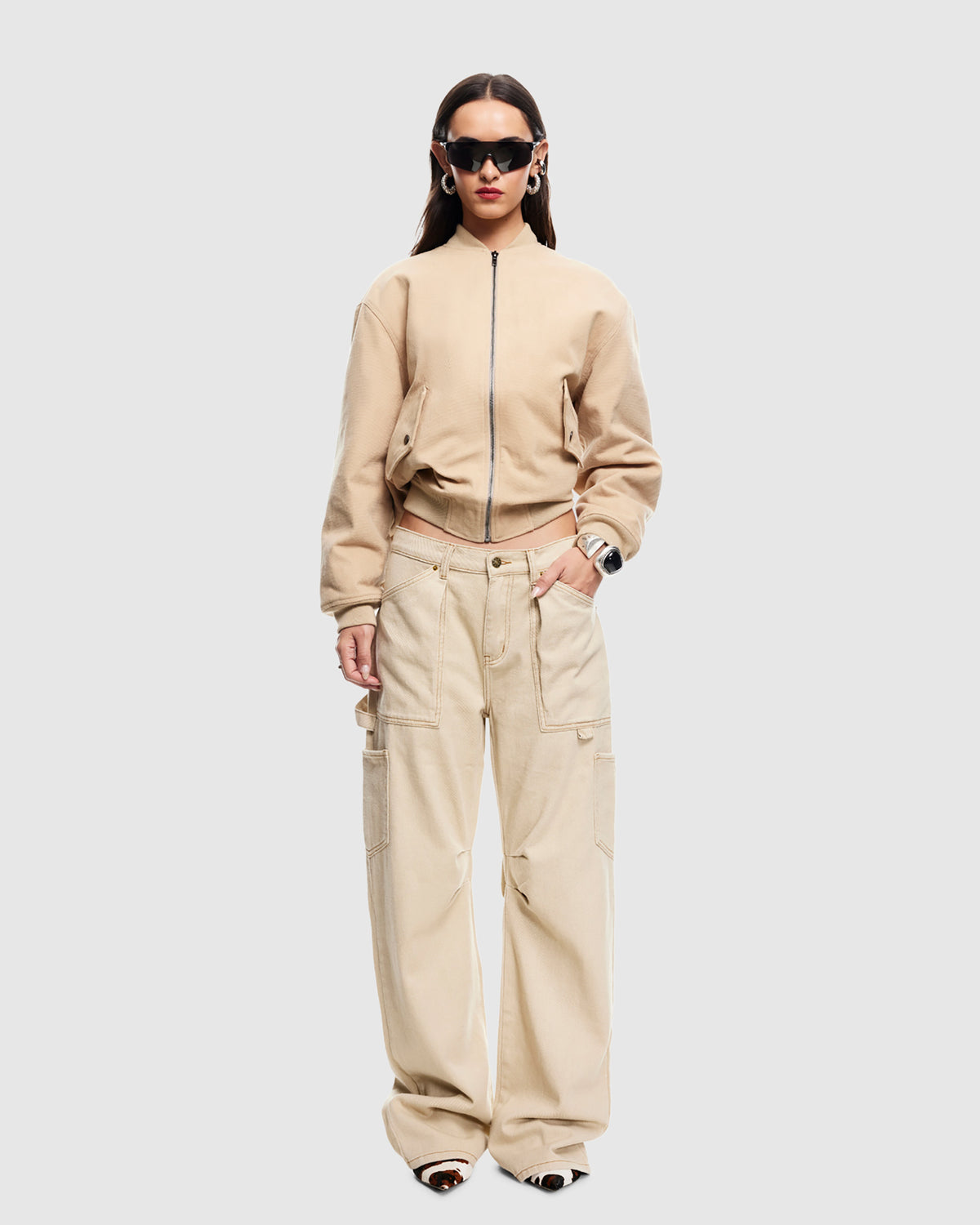 Miami Vice Denim Pants WASHED ECRU