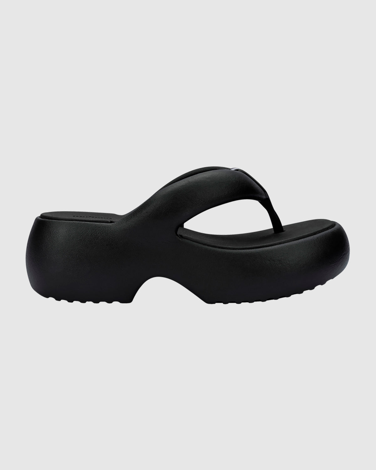 Melissa Free Fuzzy Platform BLACK