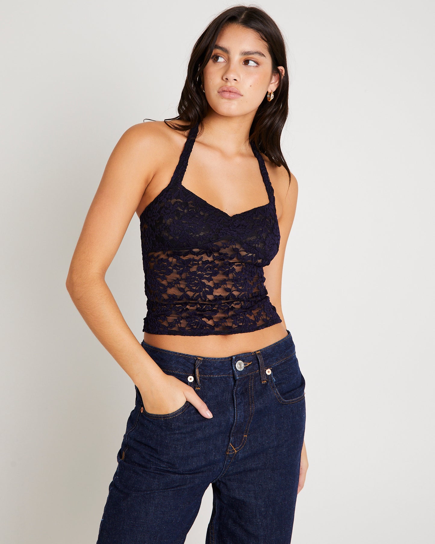 Kye Lace Halter Top