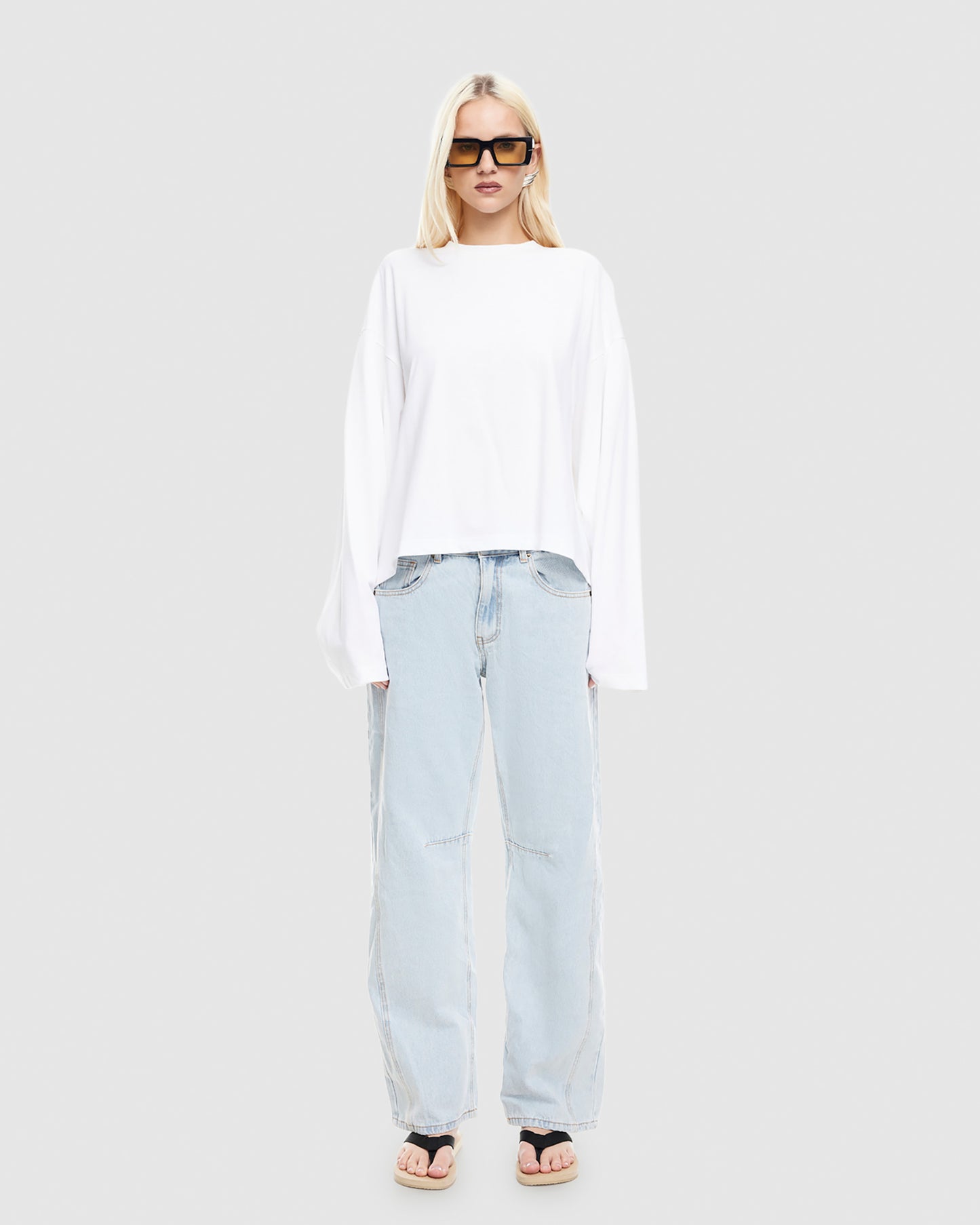 Bloom Solid Long Sleeve Top