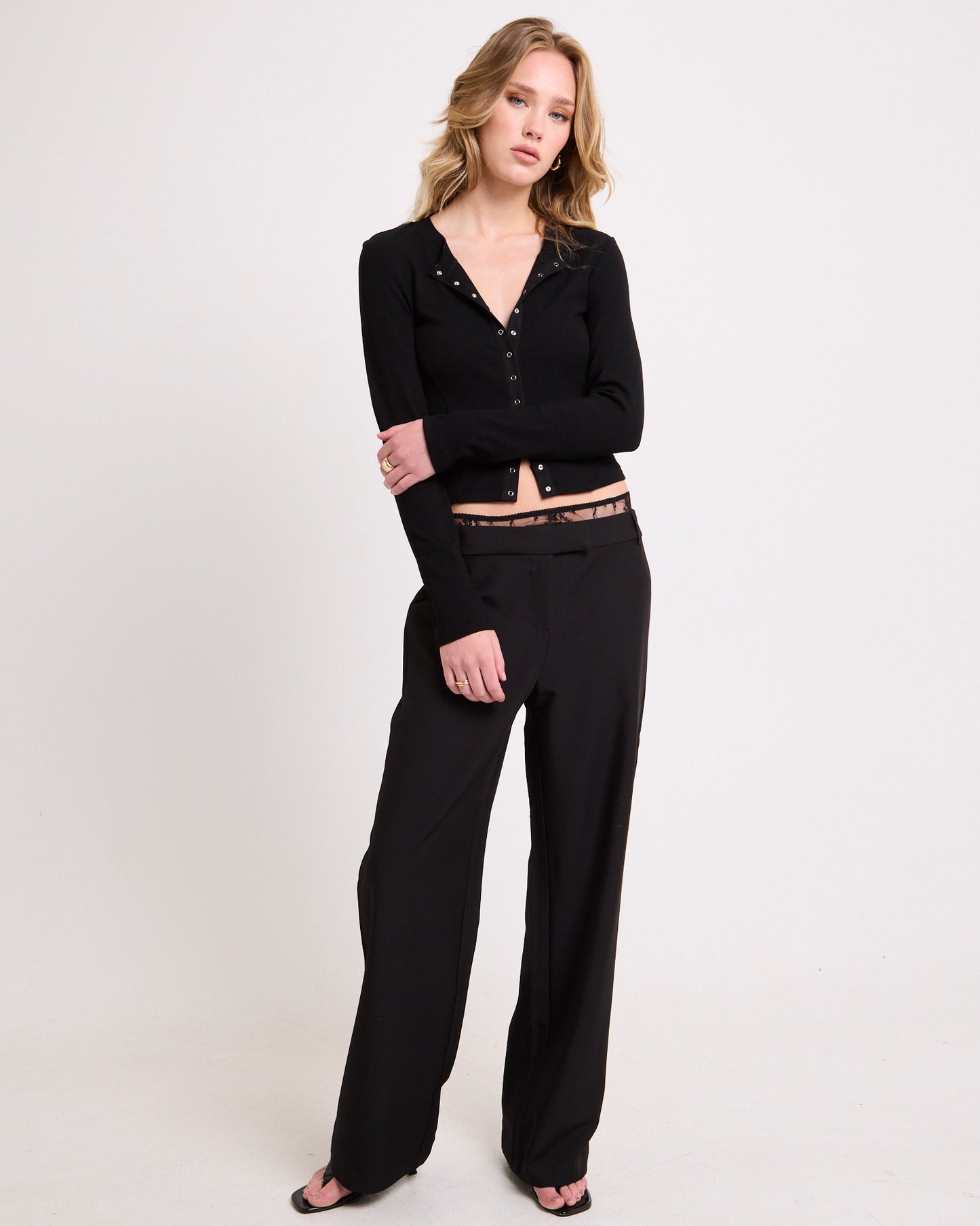 Kyra Lace Insert Pants