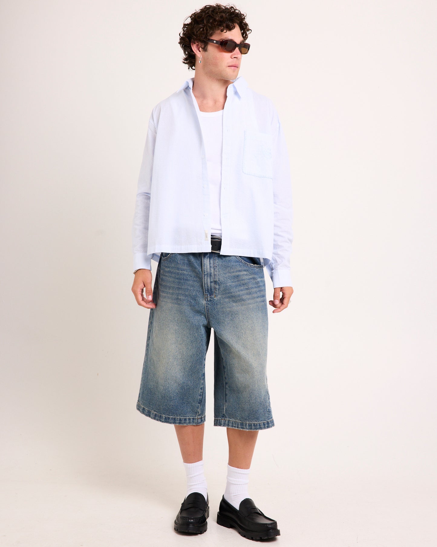Cassa Long Sleeve Cropped Shirt