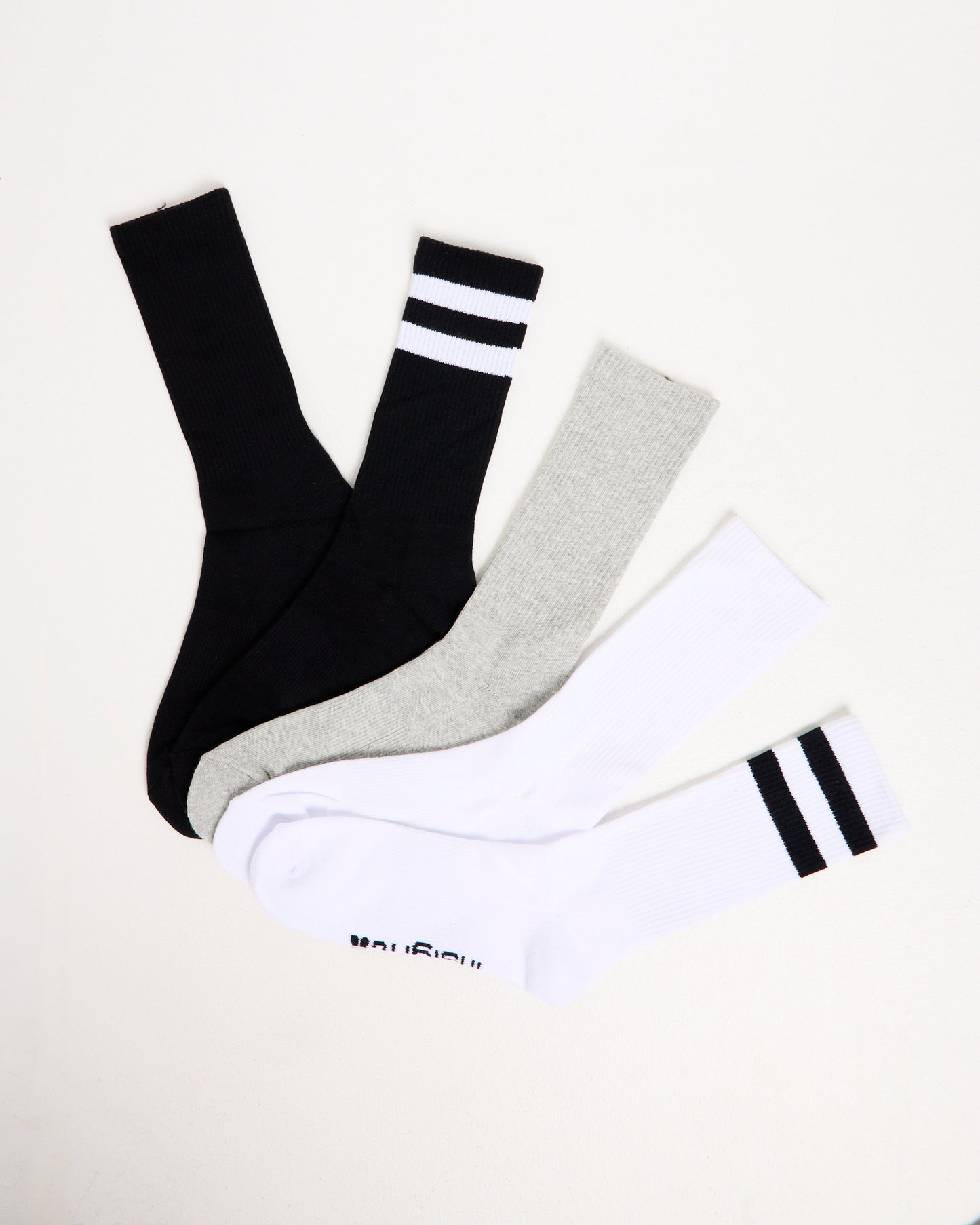 Mixed Crew Socks 5 Pack