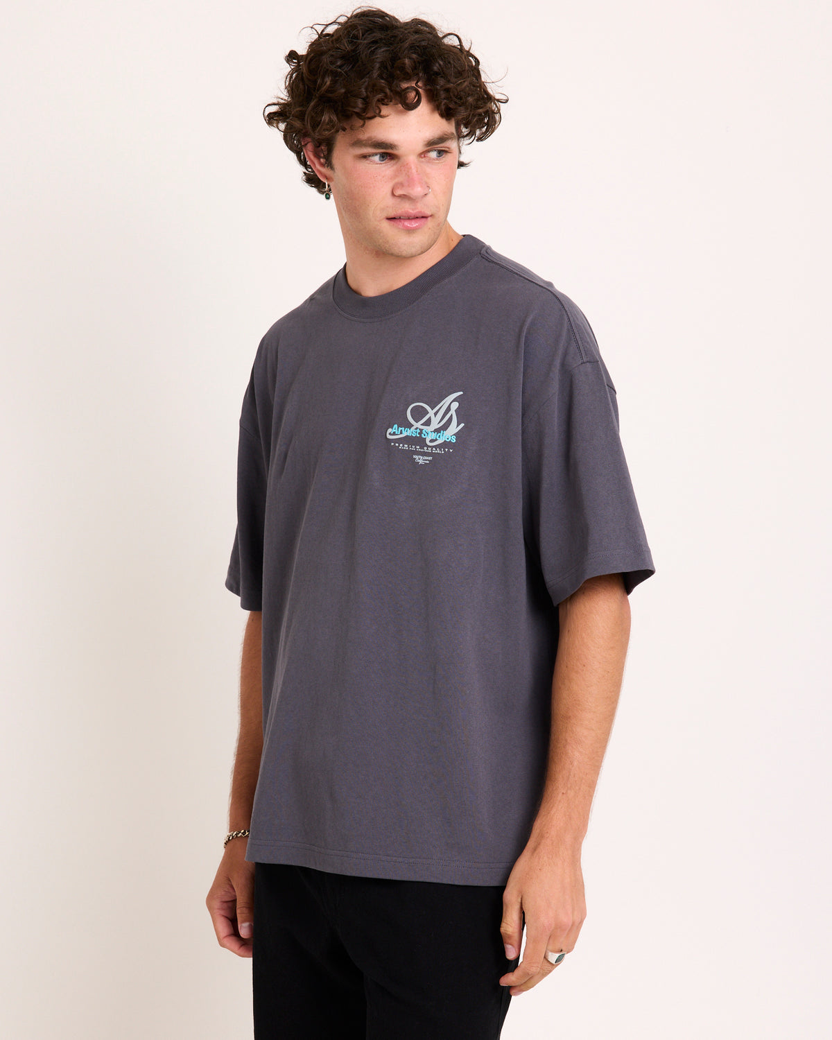 Studio Cropped T-Shirt GREY