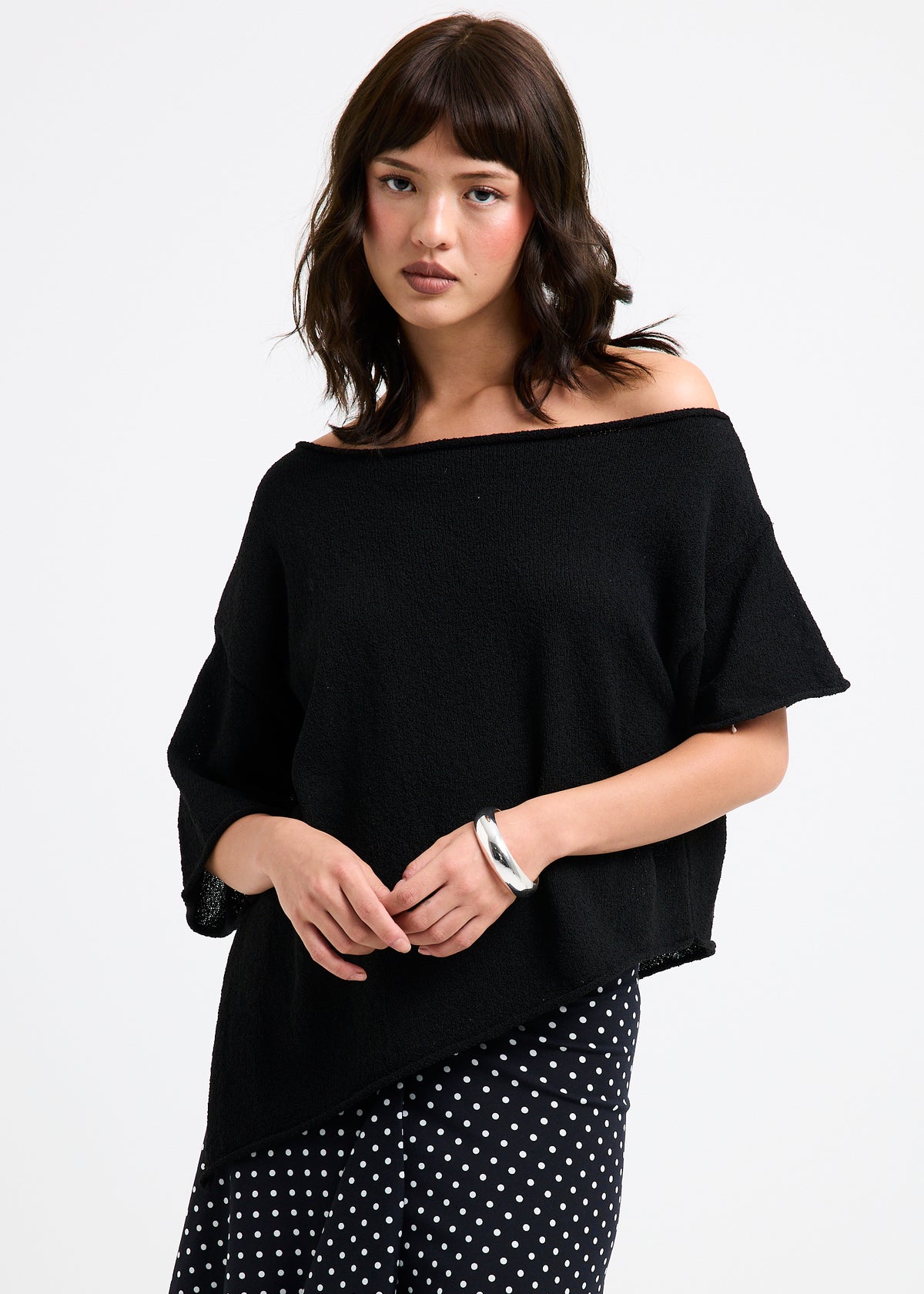 Asymmetric Knit Top