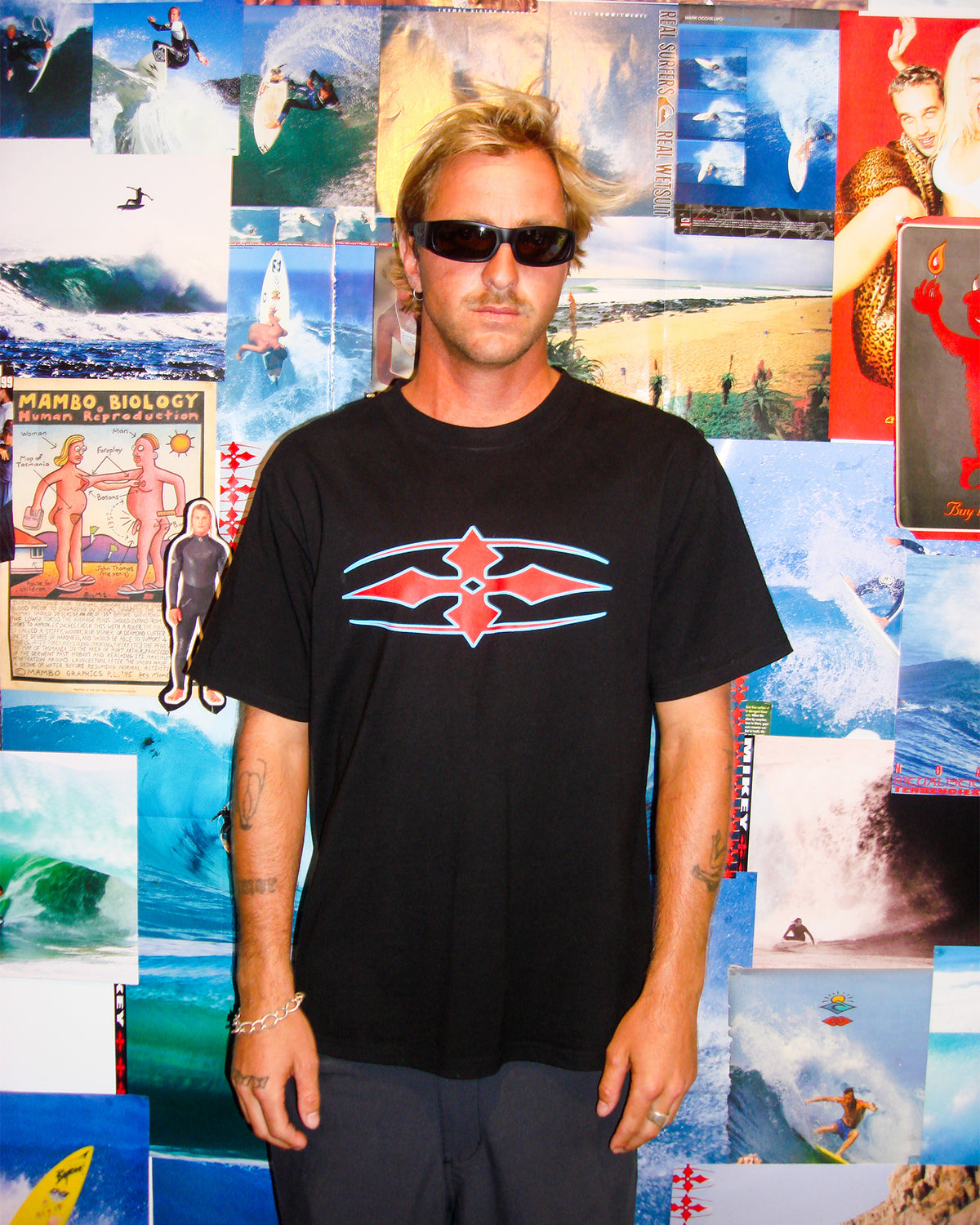 Stretch  Short Sleeve T-Shirt BLACK