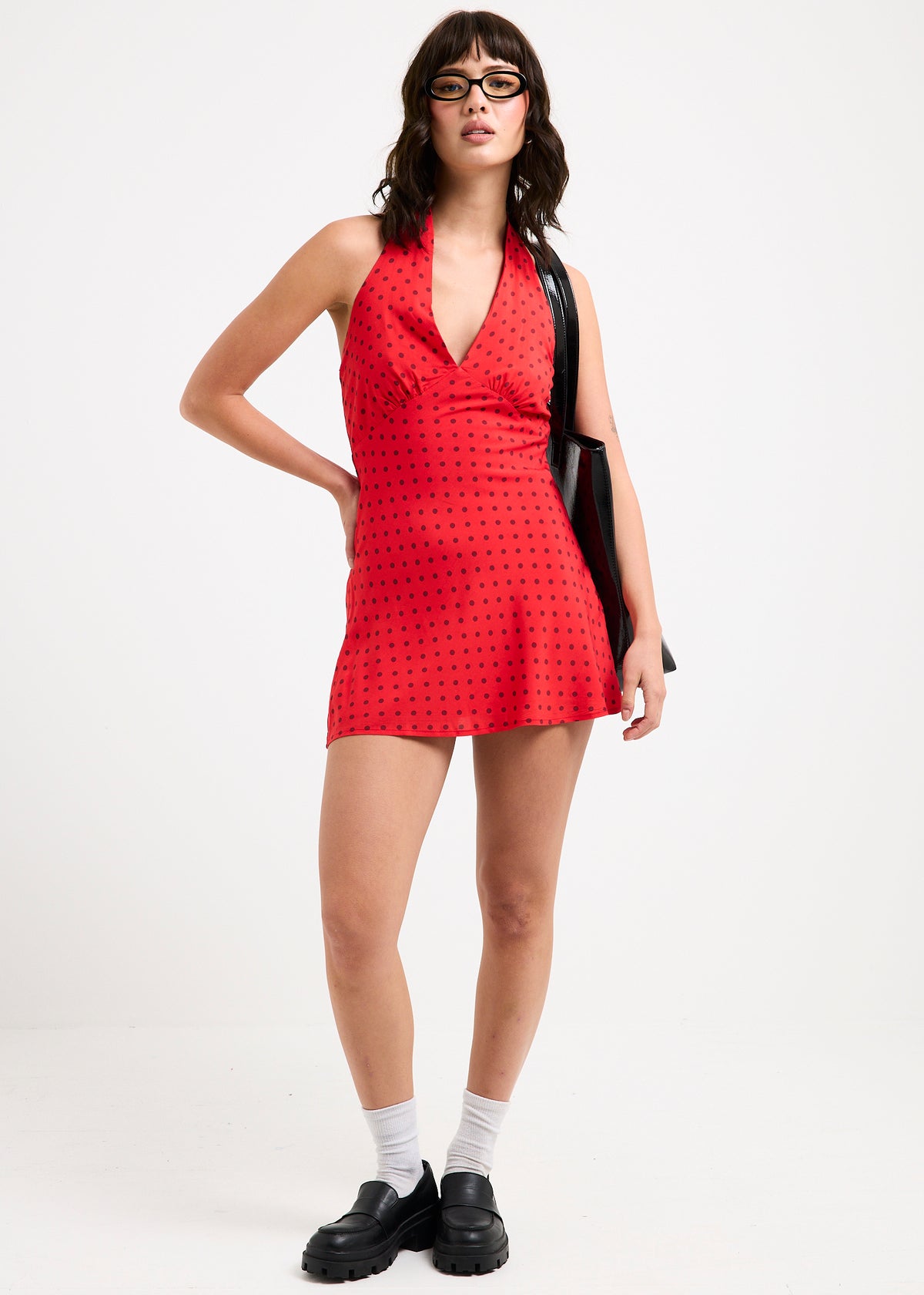 Harper Mini Dress RED/BURGUNDY