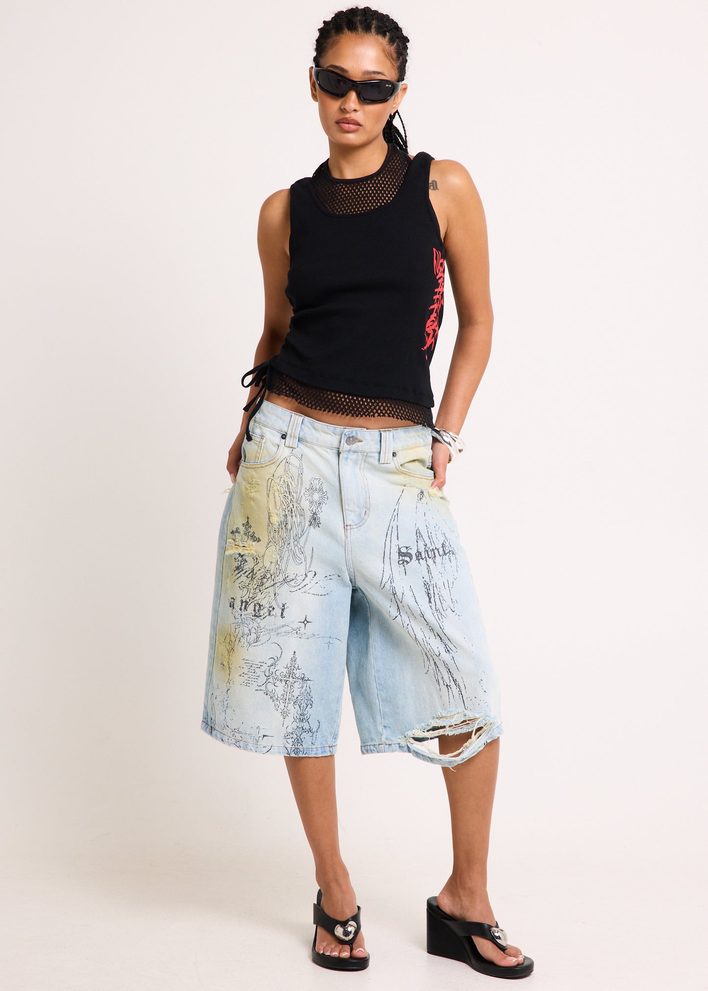 Florence Printed Jorts