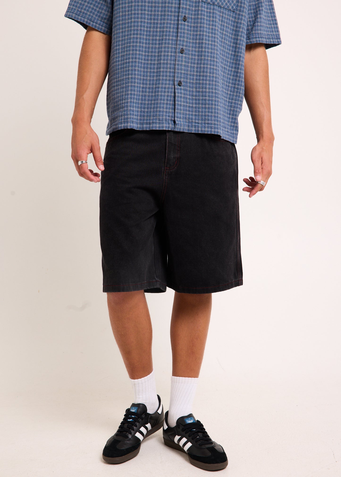 Archive Goth Denim Walkshorts