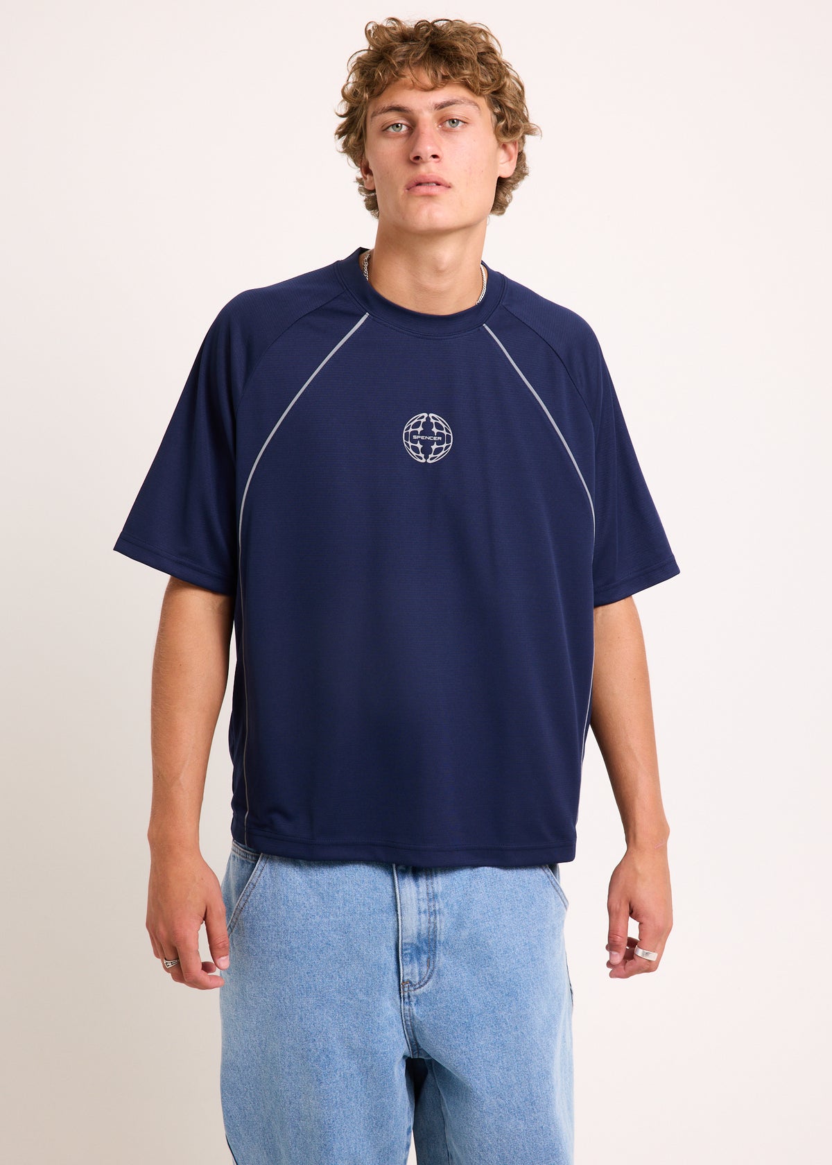 Cosmo Raglan T-Shirt NAVY