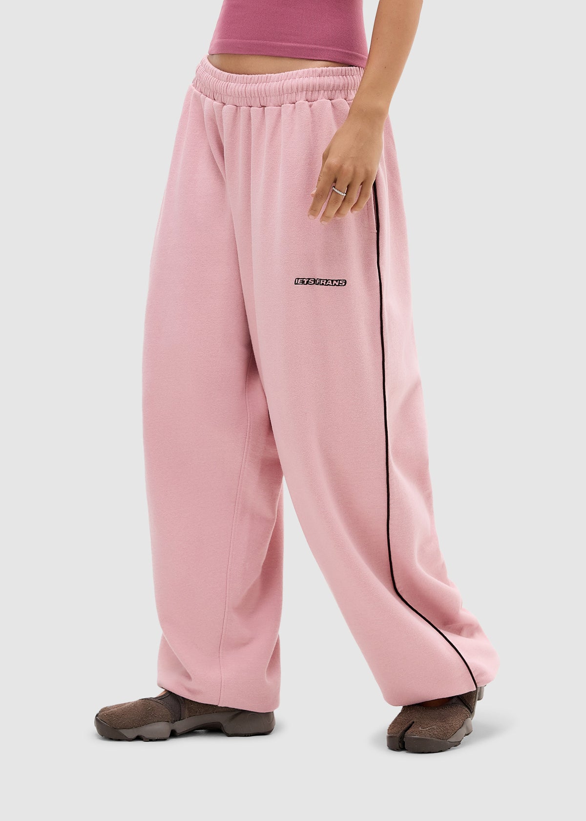 Harri Wide Leg Jogger Pants BALLET PINK