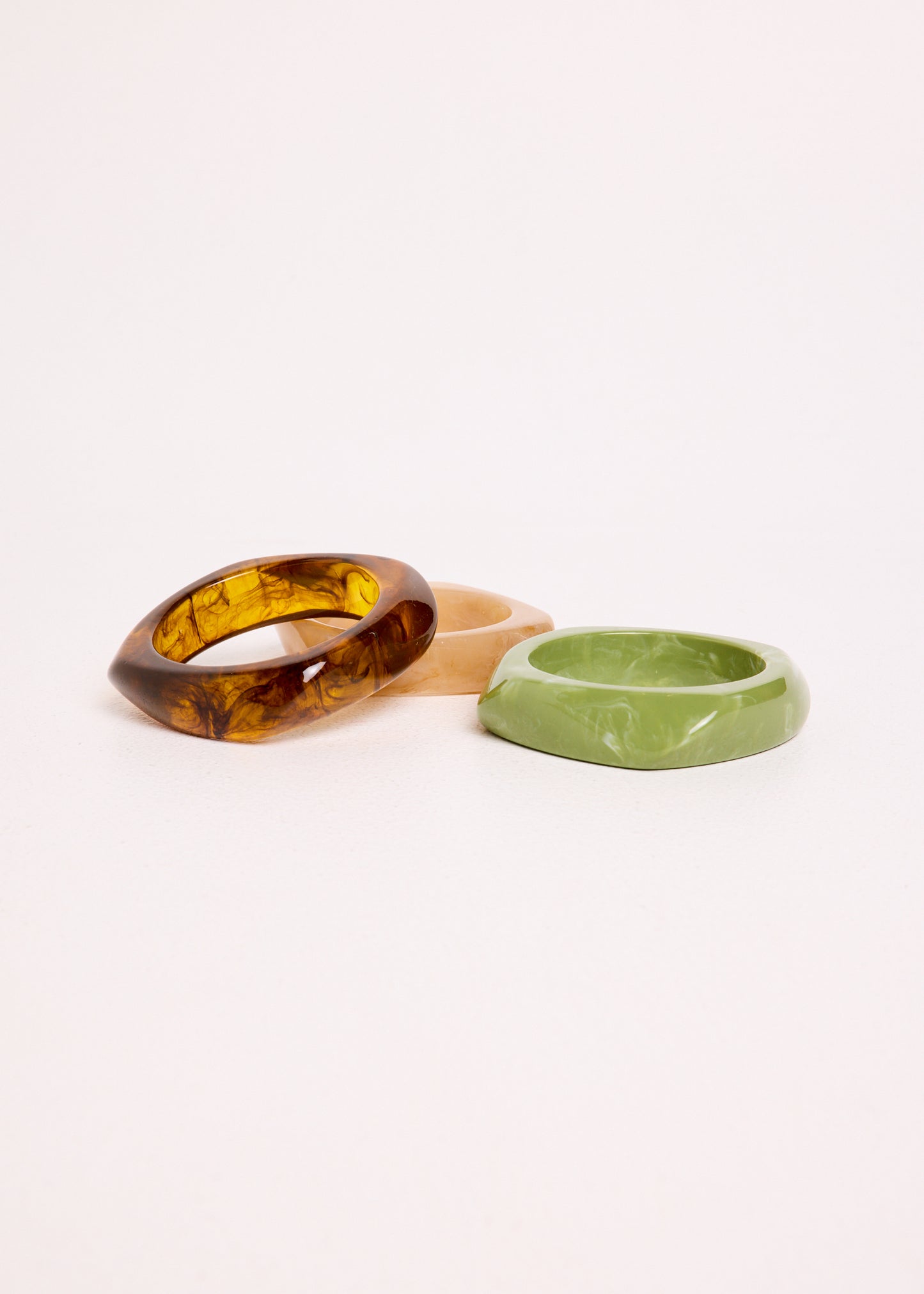 Resin Bangle 3 Pack
