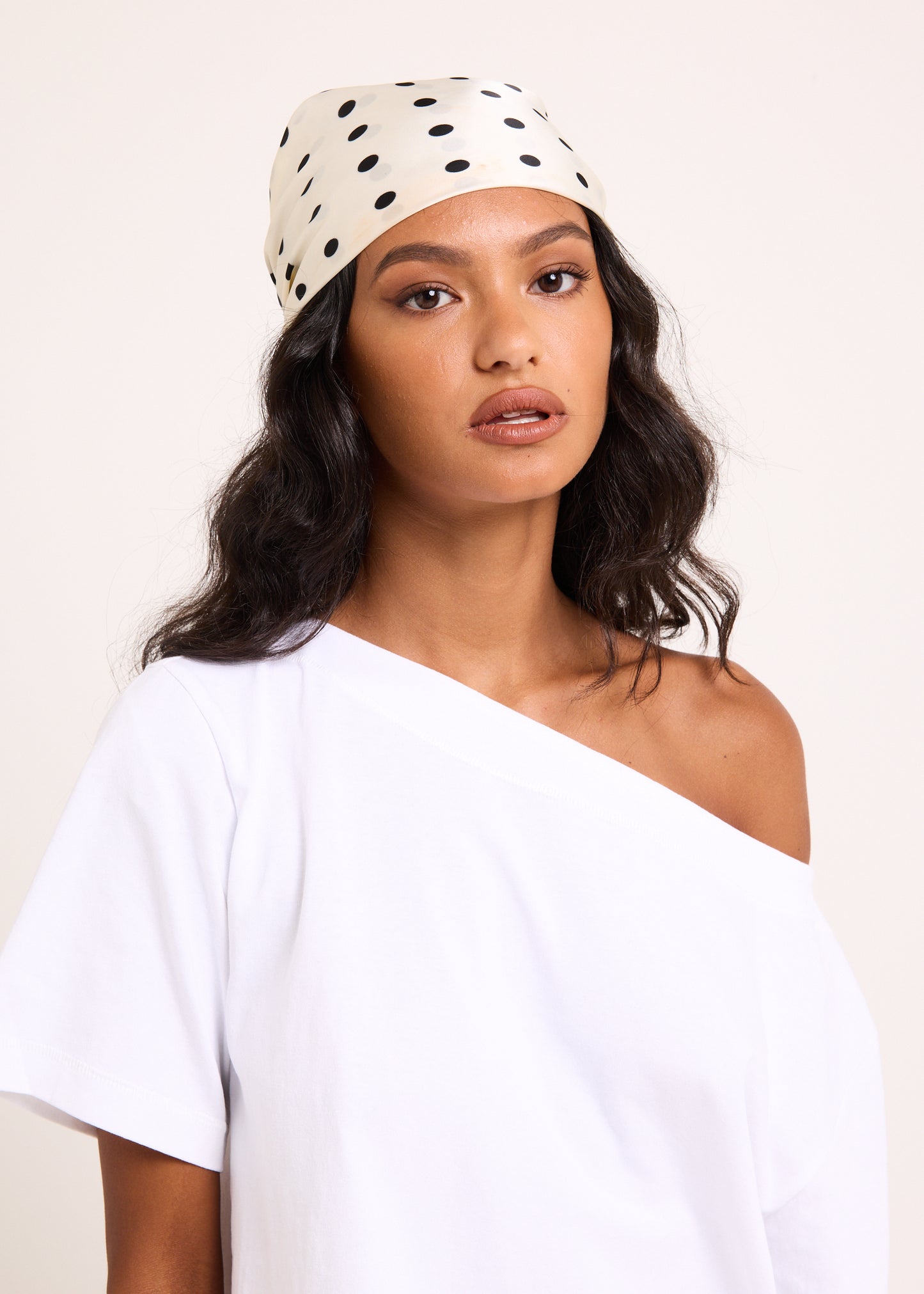 Paris Polka Head Scarf