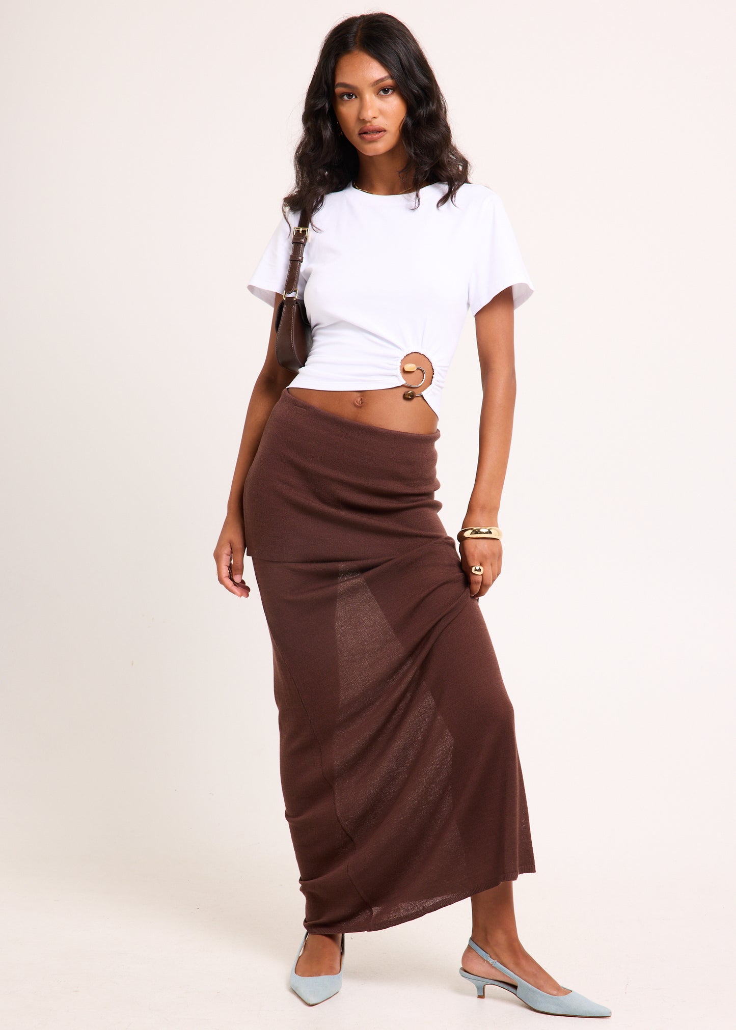 Milano Sheer Maxi Skirt