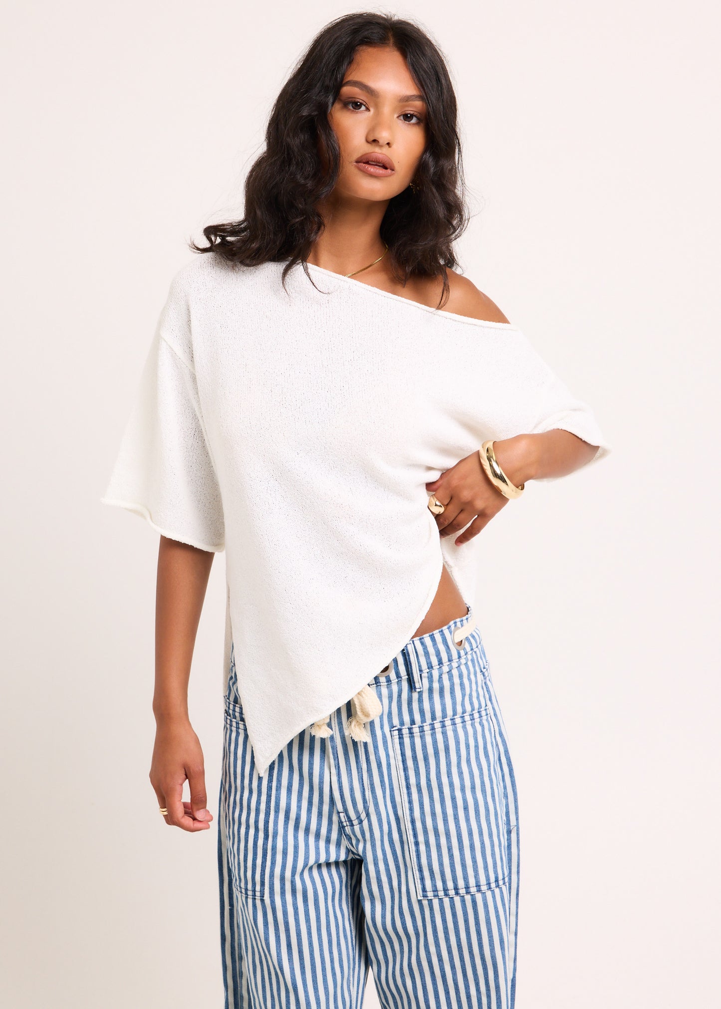 Asymmetric Knit Top