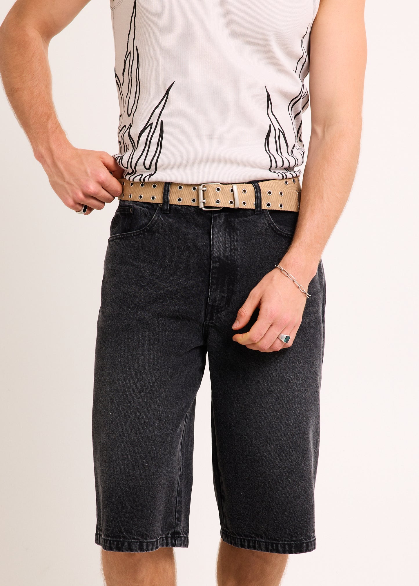 Canvas Double Eyelet Belt