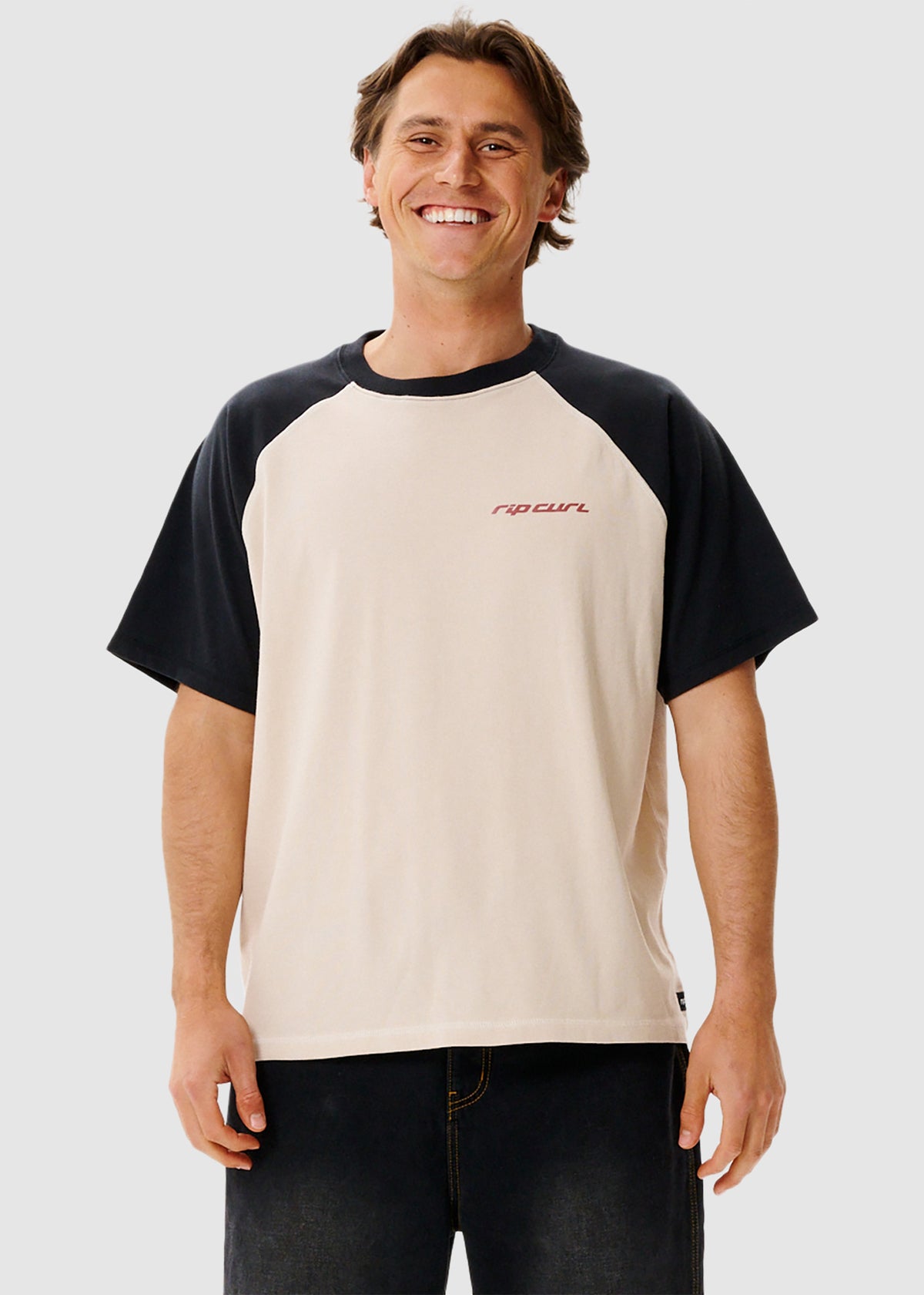 Inner Visions Flogged Boxy T-Shirt BLACK WHITE