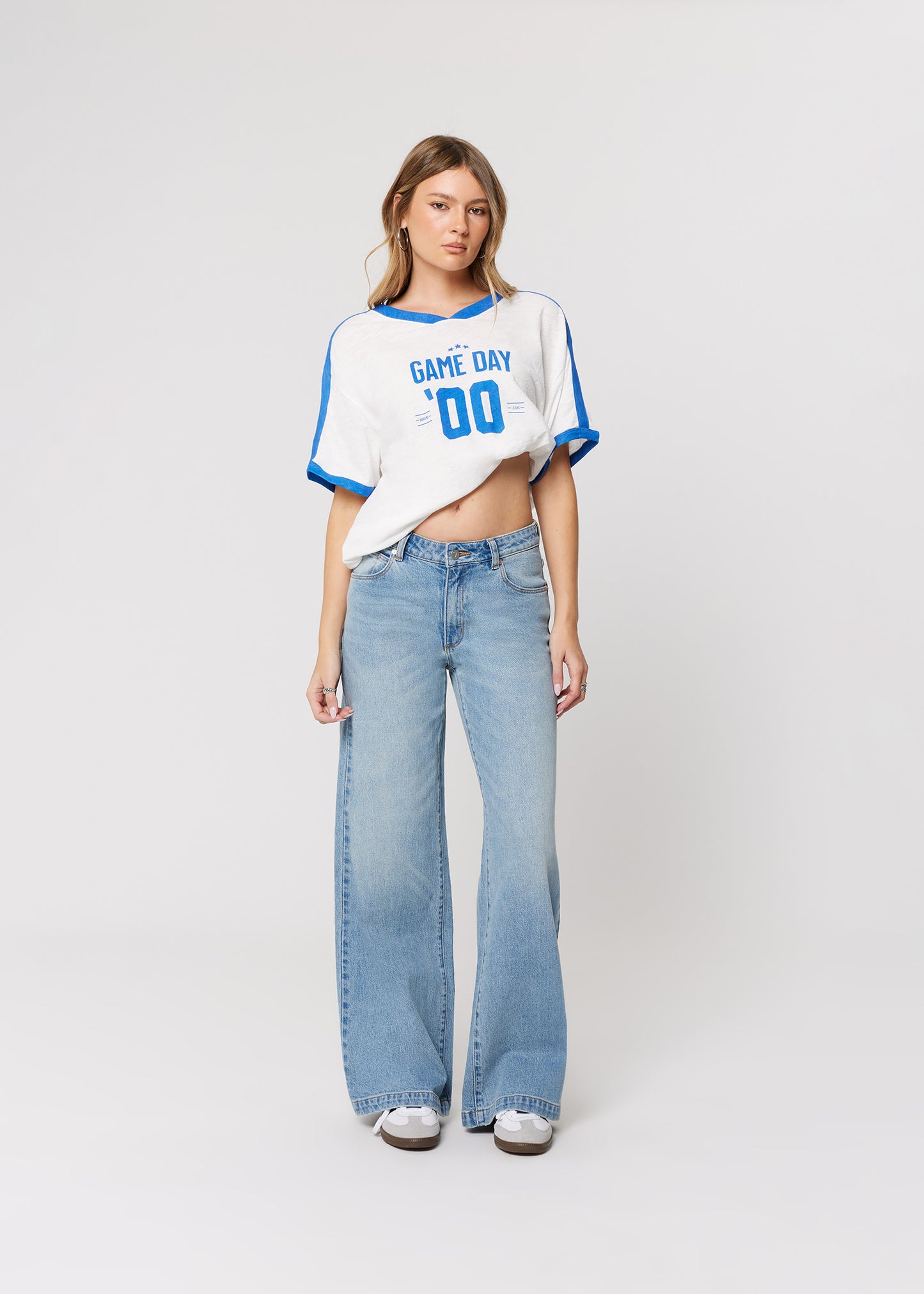 95 Mid & Wide Denim Jeans Stevie