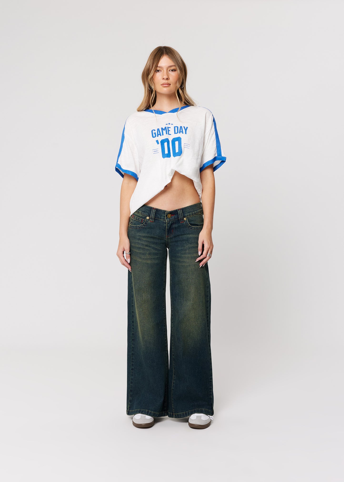 00 Super Low Wide Denim Jeans