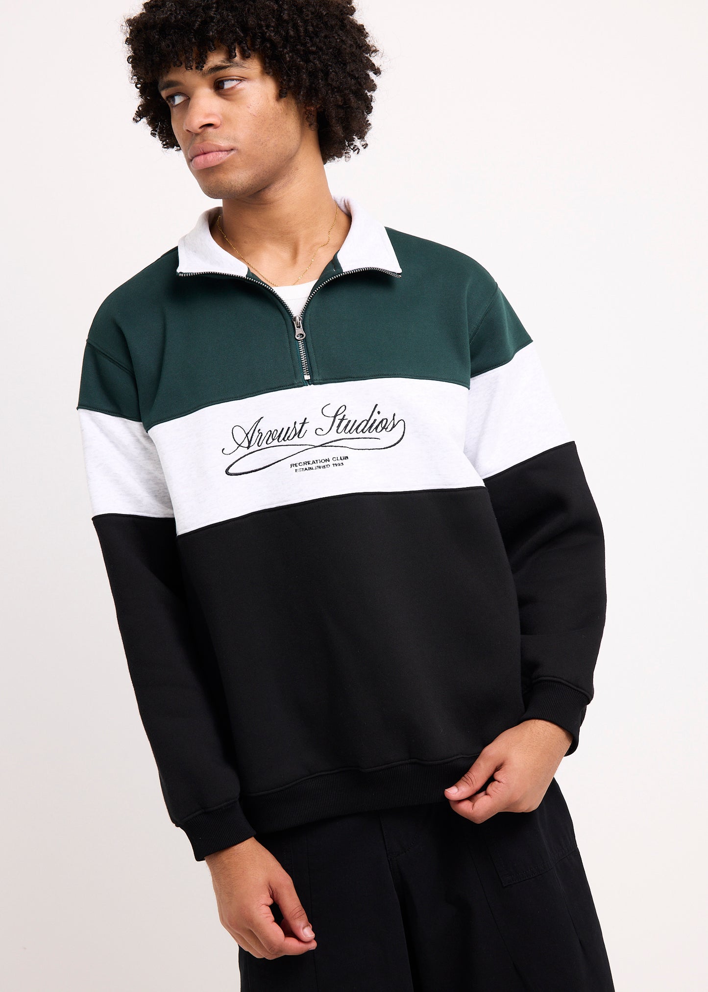 College Quarter Zip Jacket