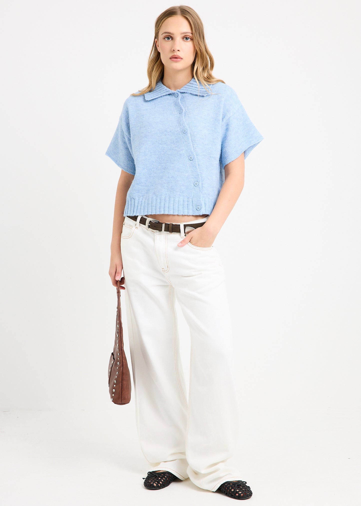 Sofia Asymm Knit Cardi