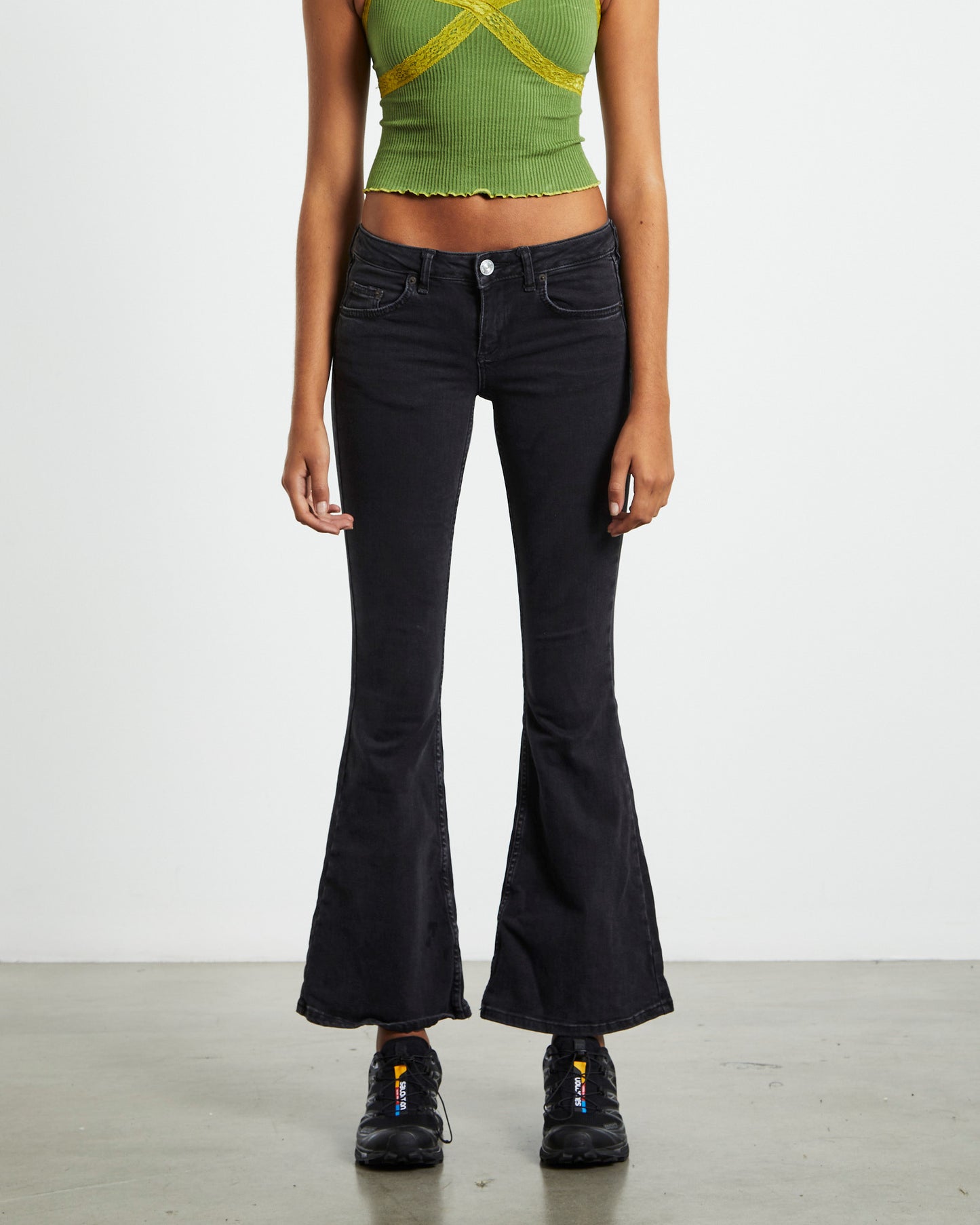 BDG Low Rise Flare Jeans Black
