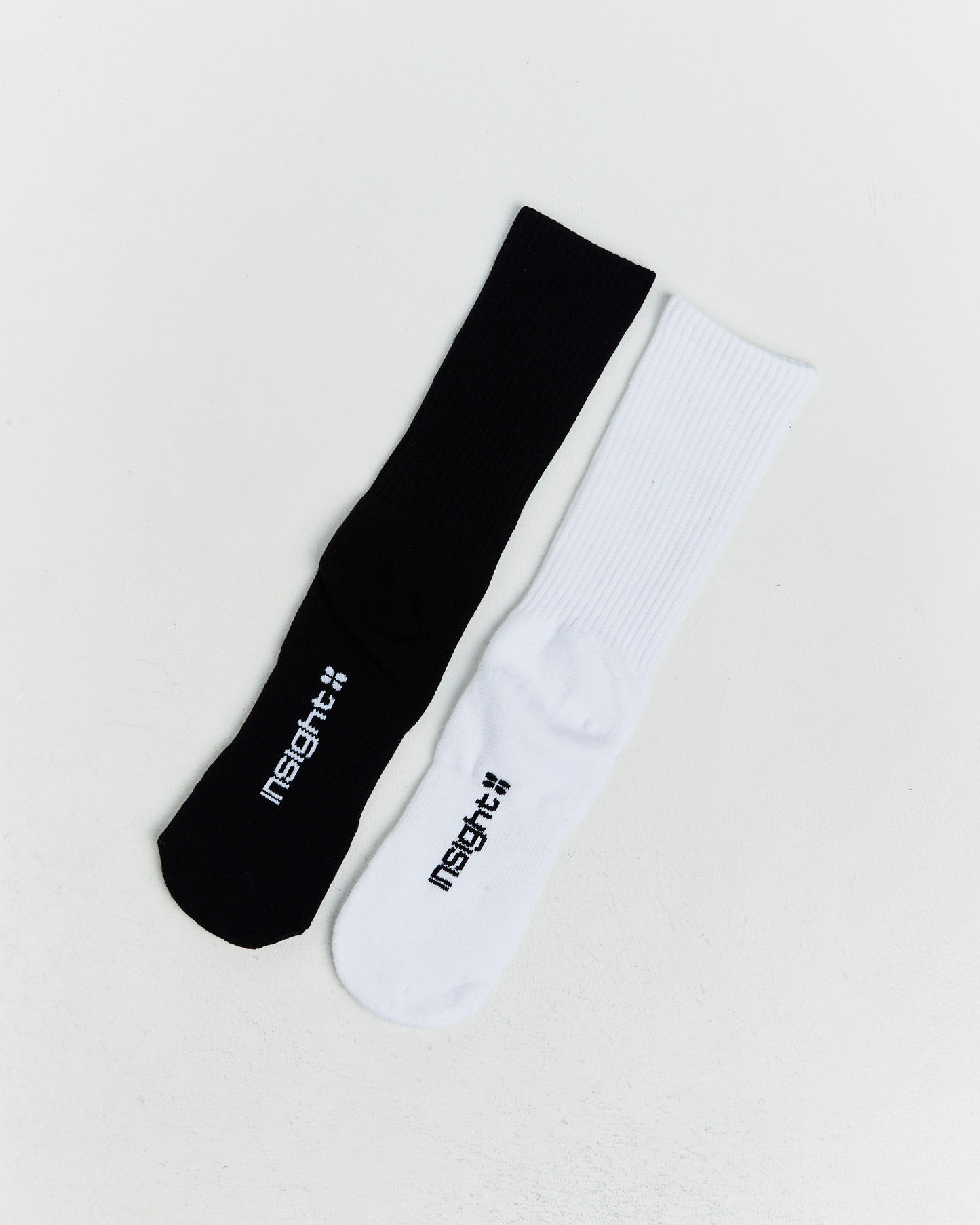 Core Crew Socks 2 Pack White/Black