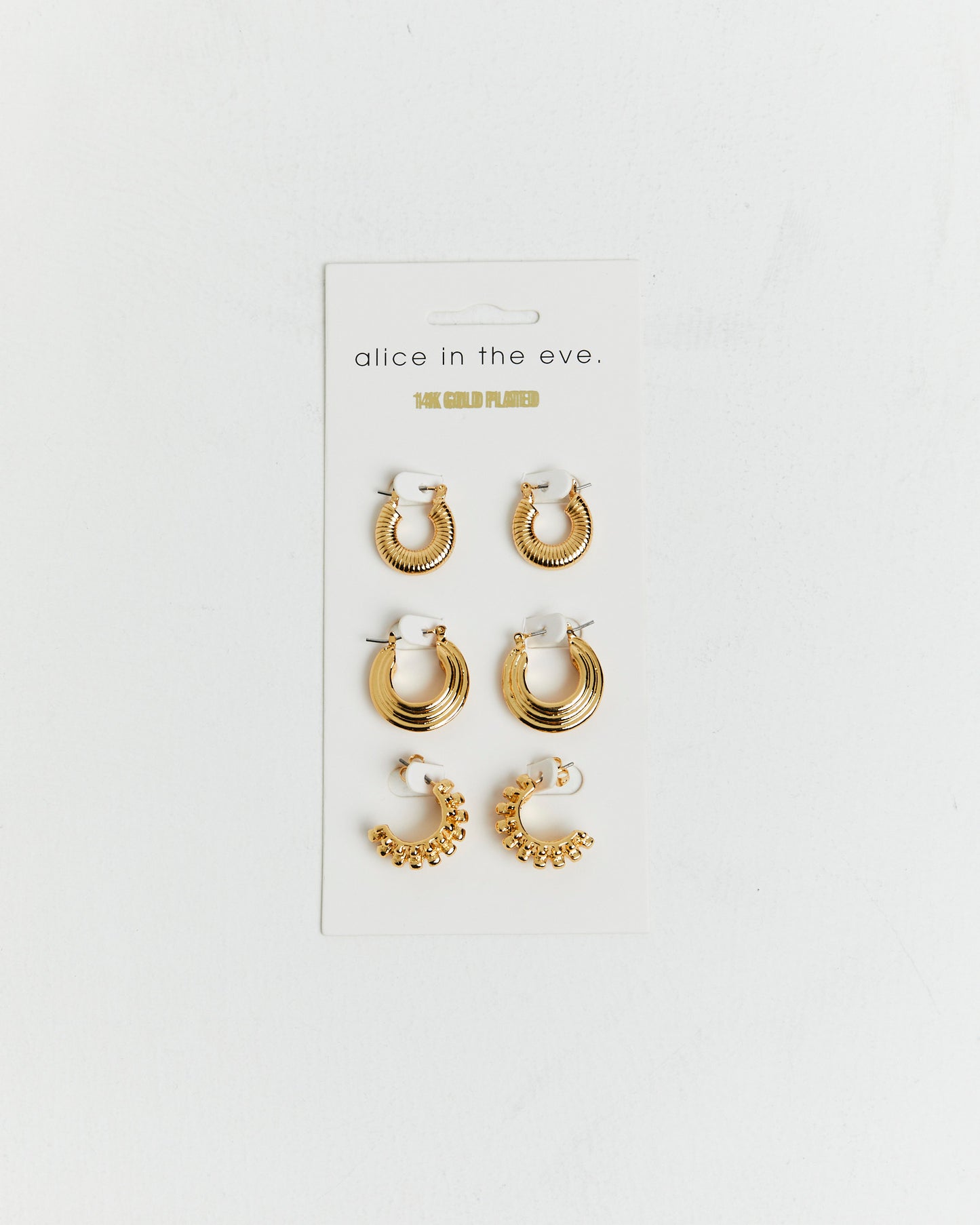 14K  Plated Yasm Earrg Pack