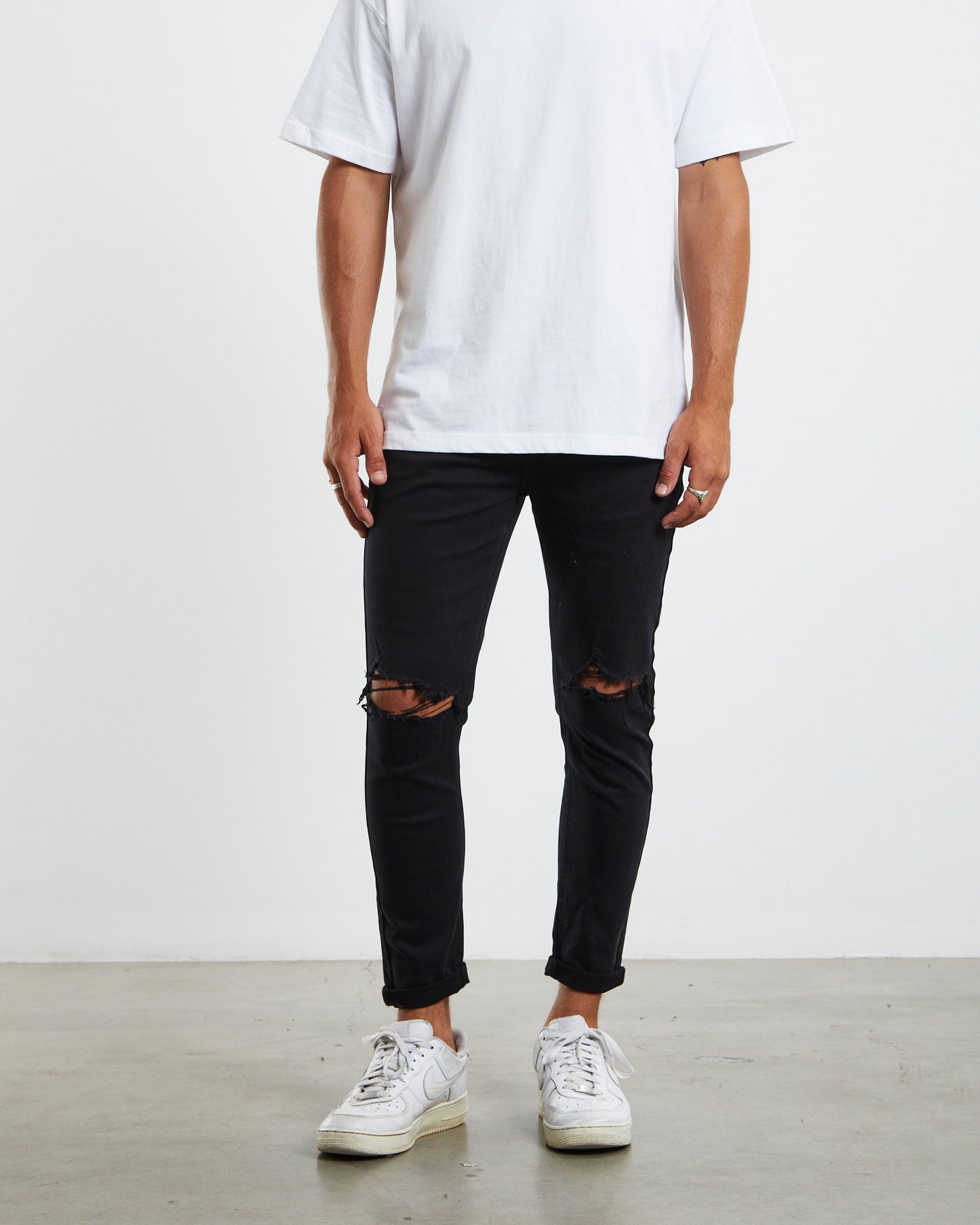 Offset Denim Jeans Base