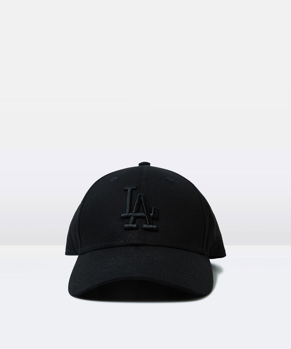 9forty Los Angeles Dodgers Curvepeak Cap Black BLACK