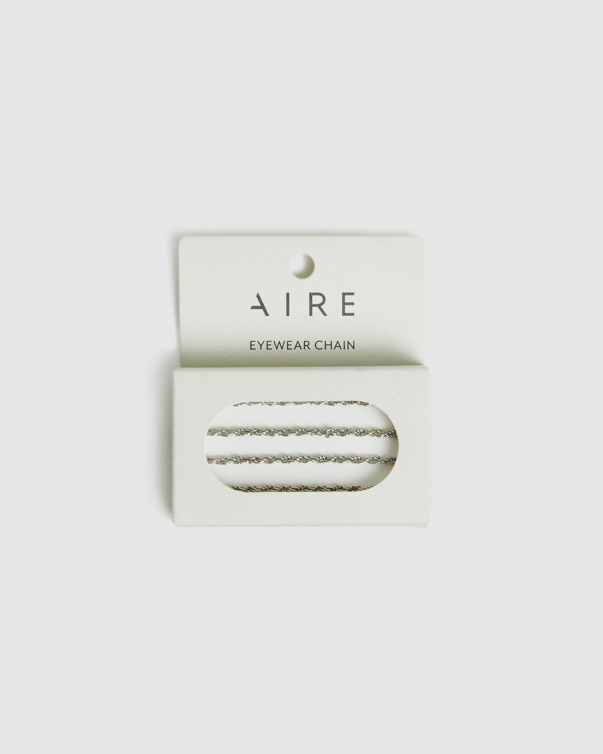 Aire Metal Rope Chain Silver SILVER