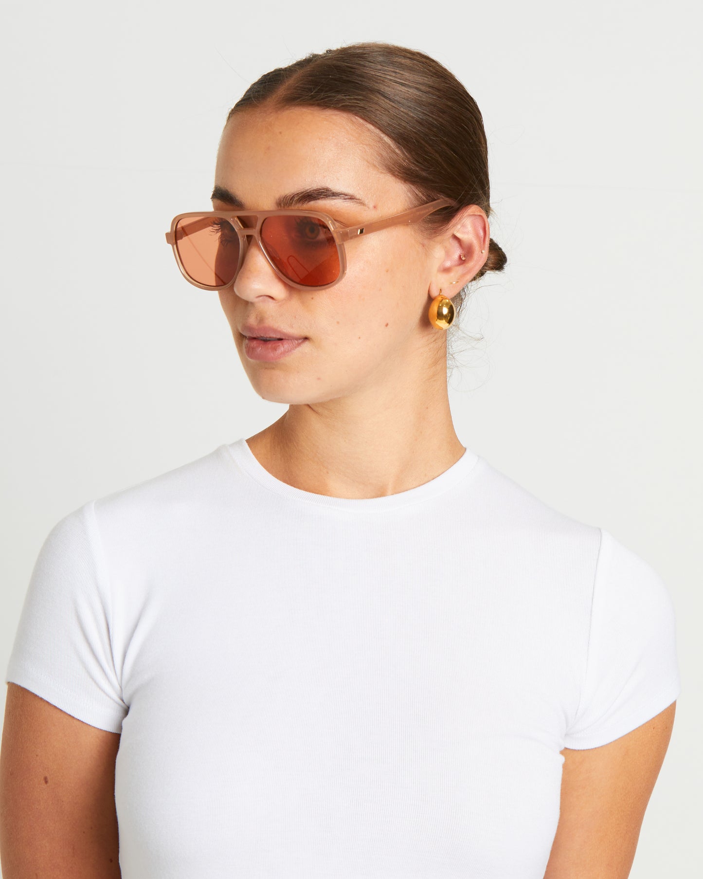 Le Sustain Trail Breaker Sunglasses in Clay/Cinnamon Tint