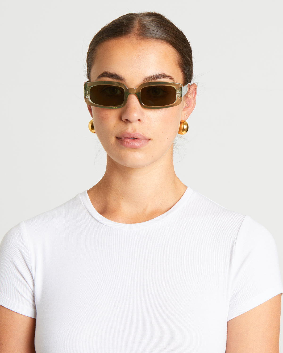 Dynamite Sunglasses in Eucalyptus/Khaki Mono EUCALYPTUS/KHAKI MONO