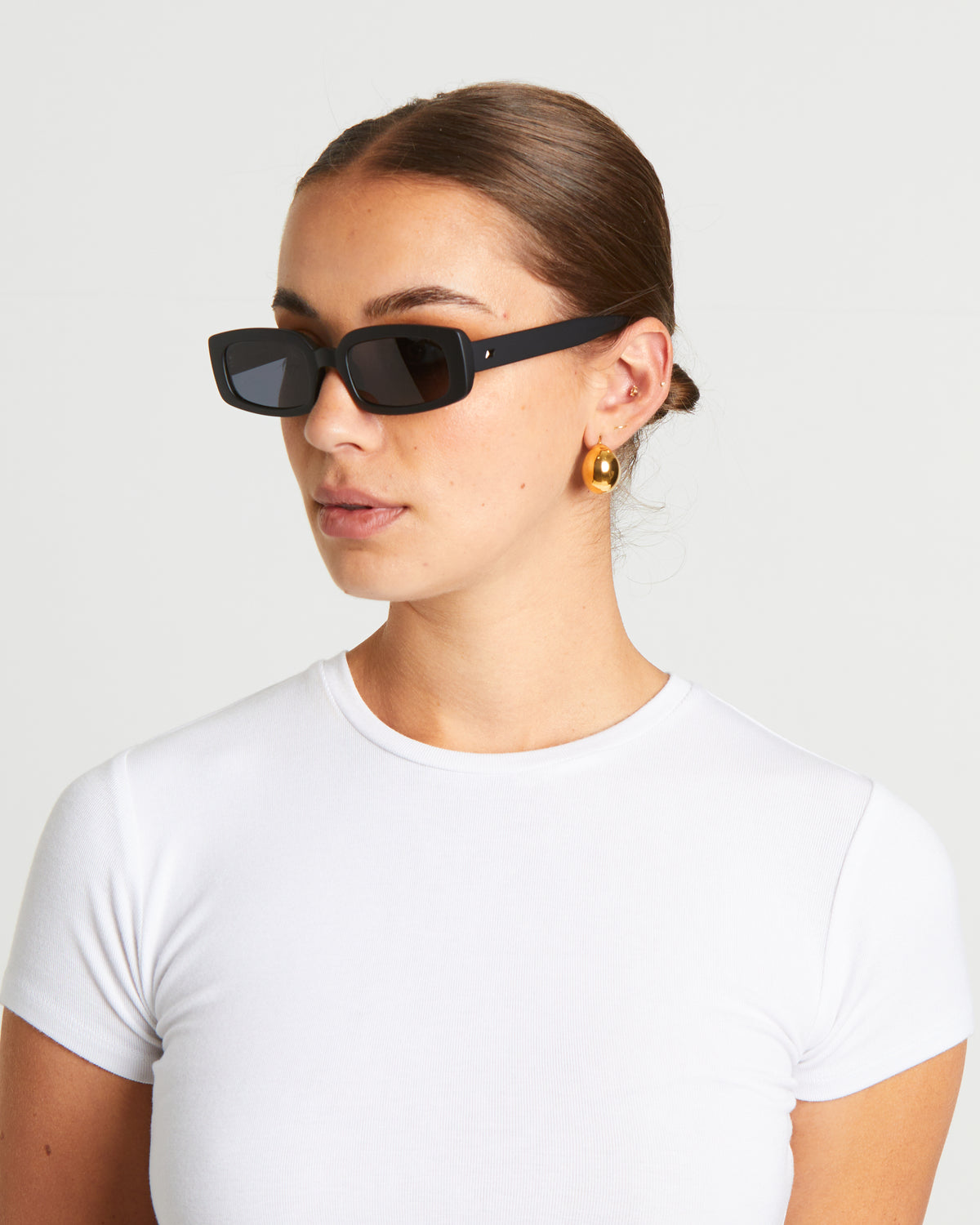 Dynamite Sunglasses in Matte Black/Smoke Mono MATTE BLACK/SMOKE MONO