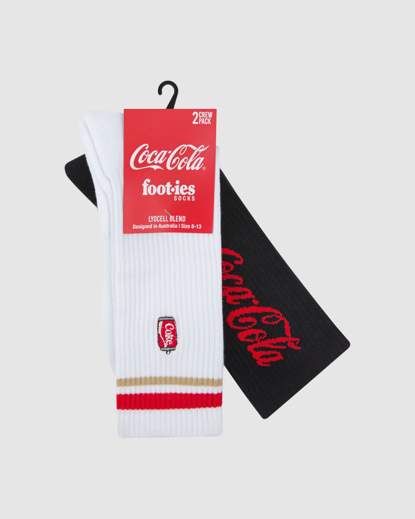 Coke Can Sneaker Socks 2 Pack