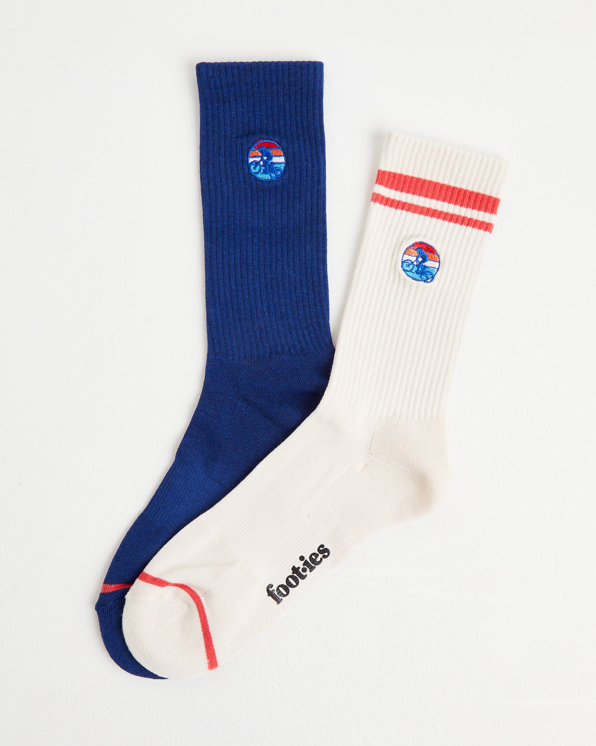 Mountain Bike Sneaker Socks 2 Pack in Assorted ASSORTED