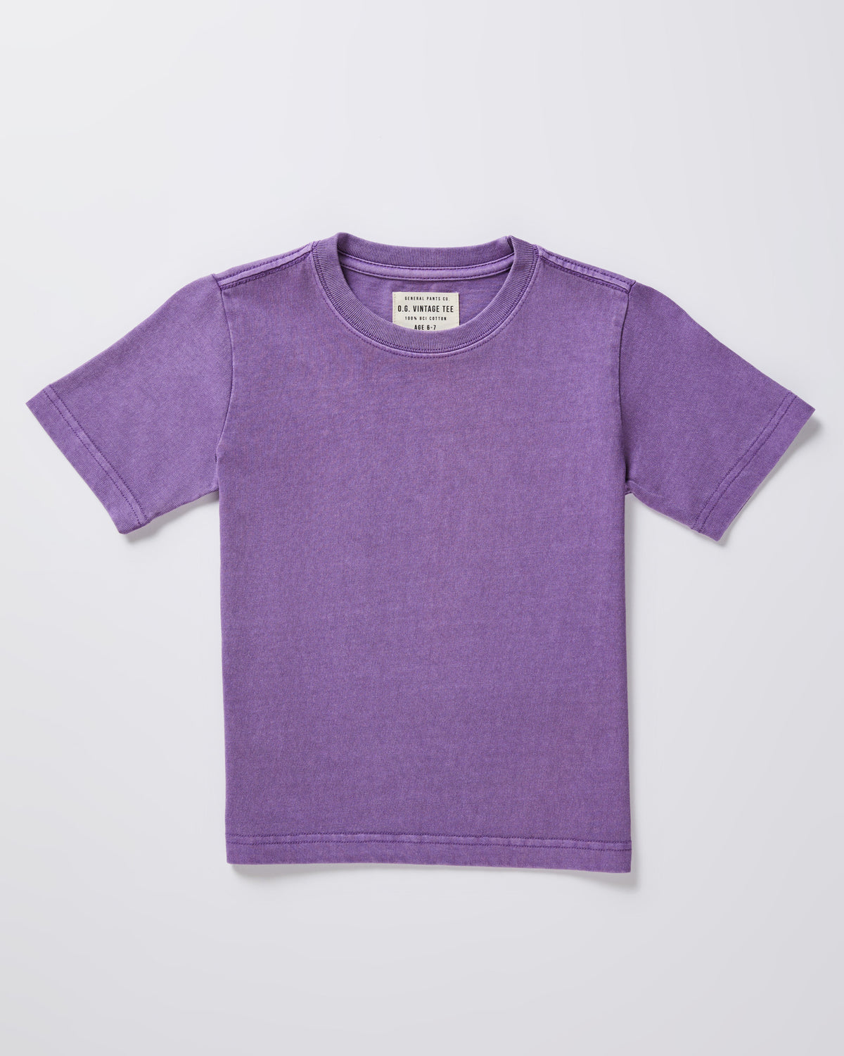 Boys OG Vintage Short Sleeve T-Shirt in Ultraviolet PURPLE