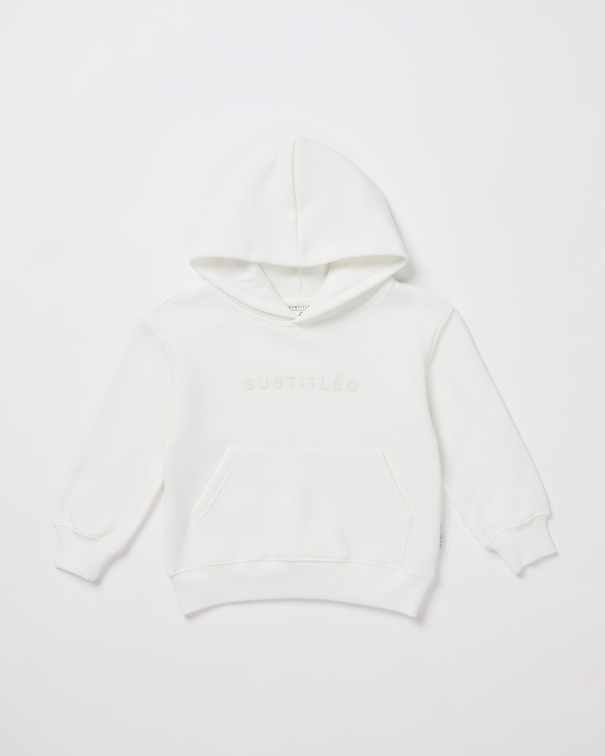 Girls State Oversized Hoodie in White WHITE