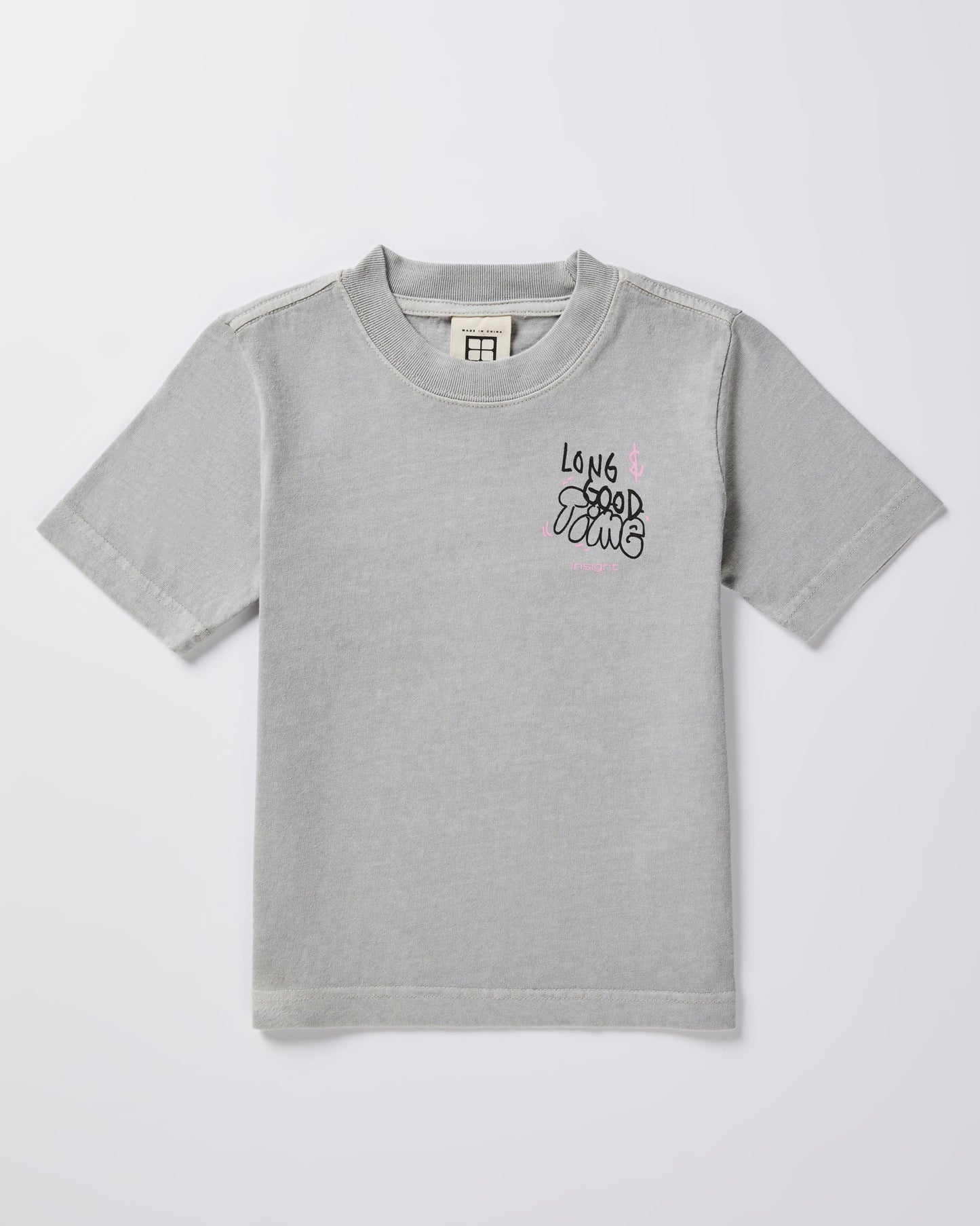 Boys Rest Well Short Sleeve T-Shirt in Ash